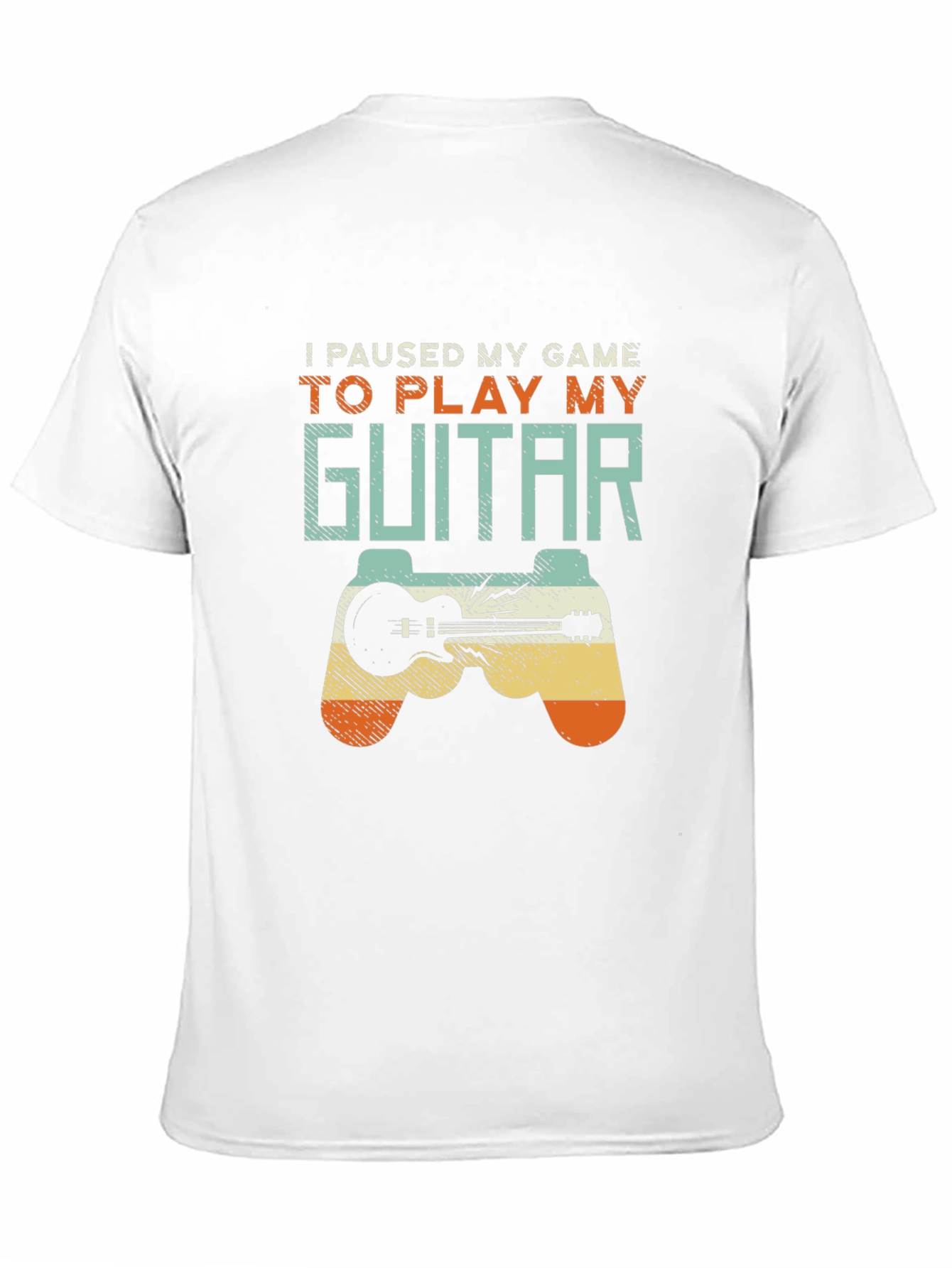 Gamer Guitarist T-Shirt - I Paused My Game