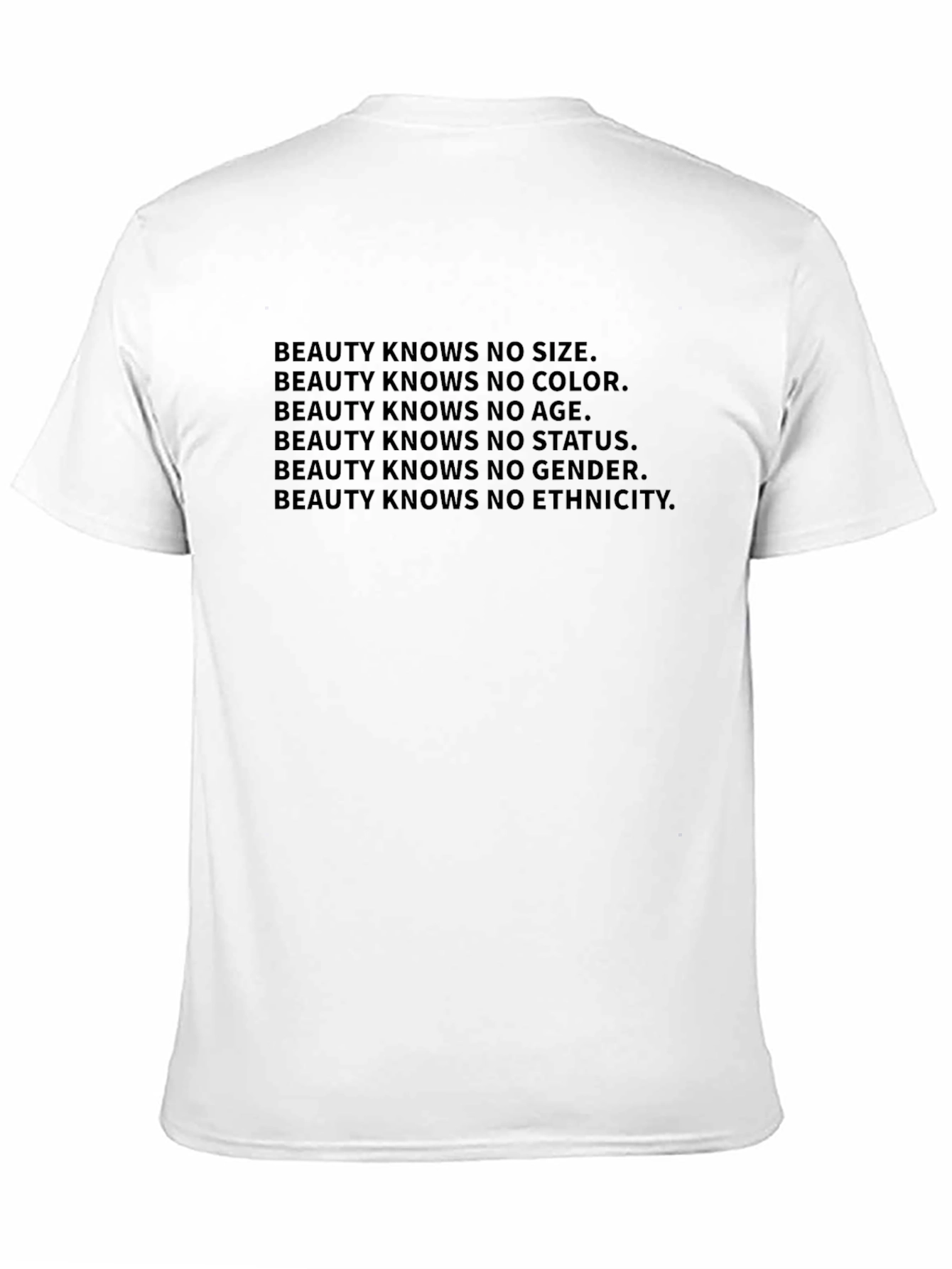 Beauty Knows No Limits Graphic Tee - Black