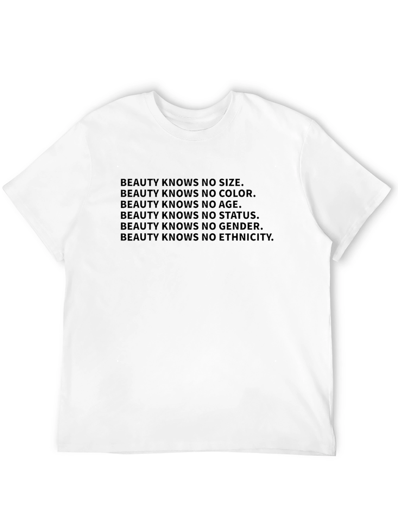 Beauty Knows No Limits Graphic Tee - Black