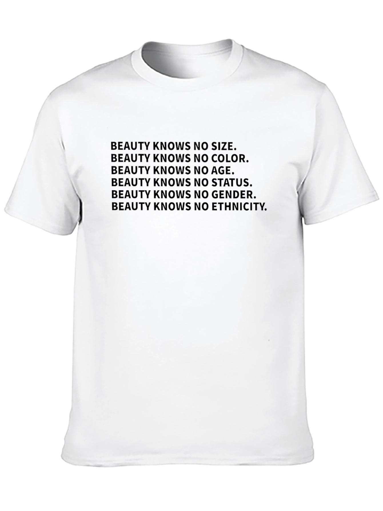 Beauty Knows No Limits Graphic Tee - Black