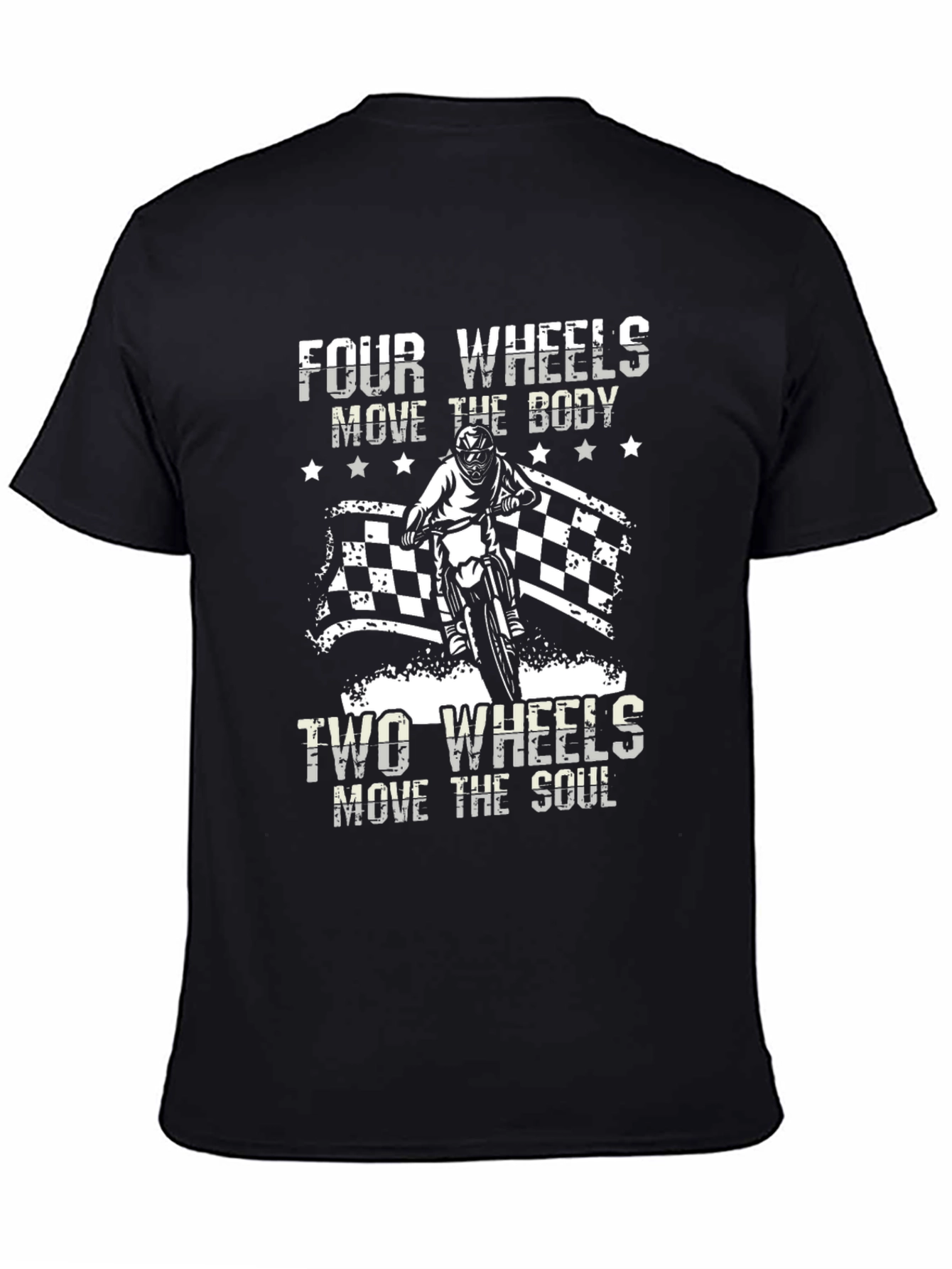 Four Wheels/Two Wheels Graphic Tee