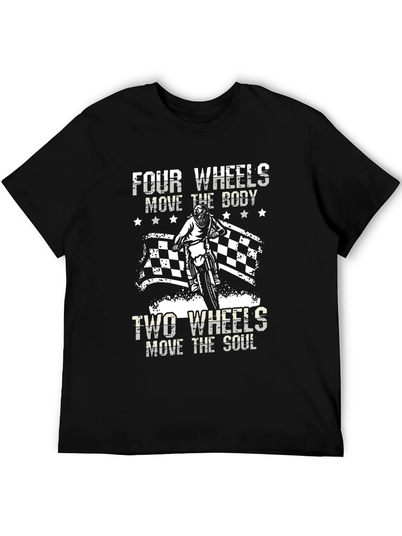 Four Wheels/Two Wheels Graphic Tee