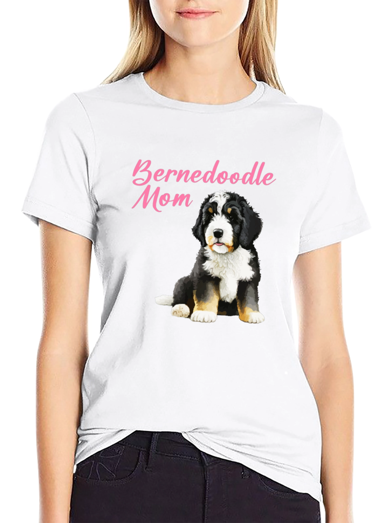 Bernedoodle Mom T-Shirt - Cute Dog Lover Tee
