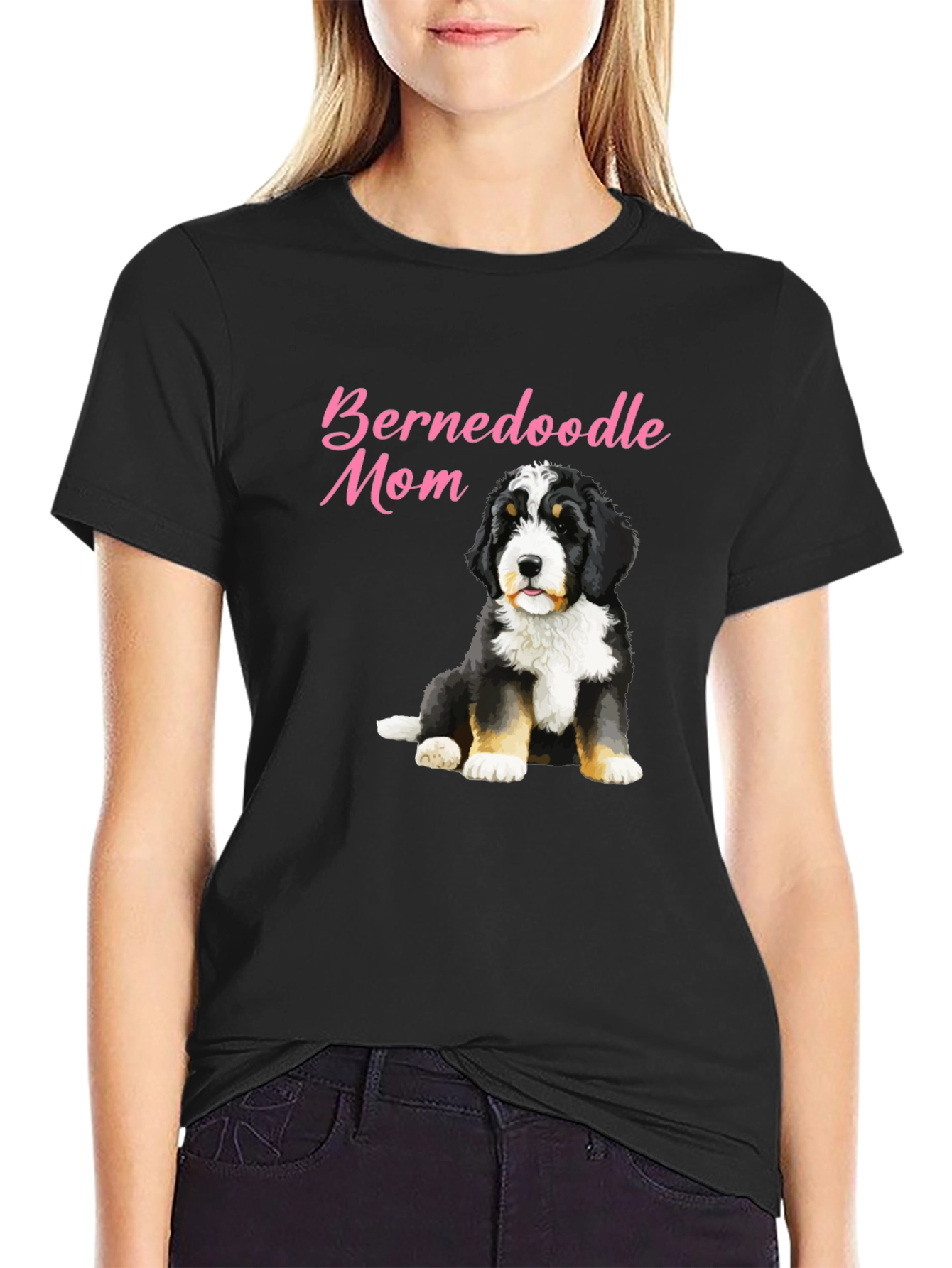Bernedoodle Mom T-Shirt - Cute Dog Lover Tee