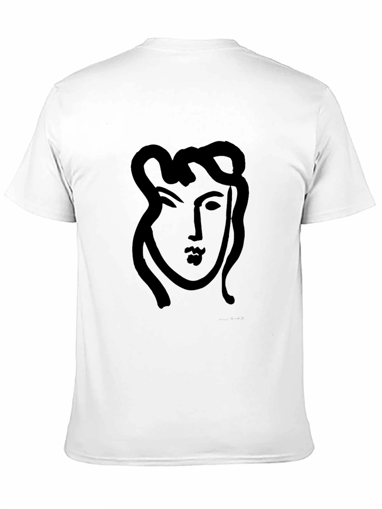 Modern Art Face Graphic Tee