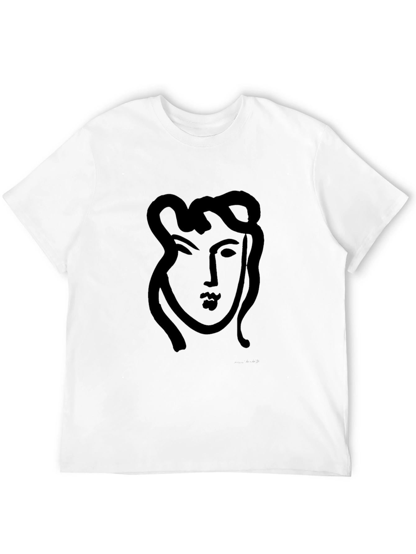 Modern Art Face Graphic Tee