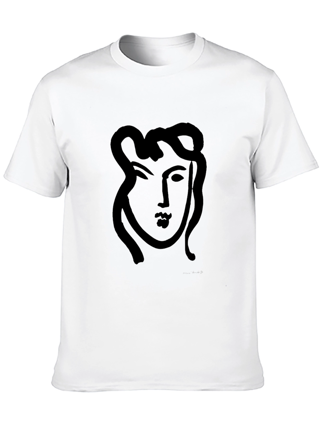 Modern Art Face Graphic Tee