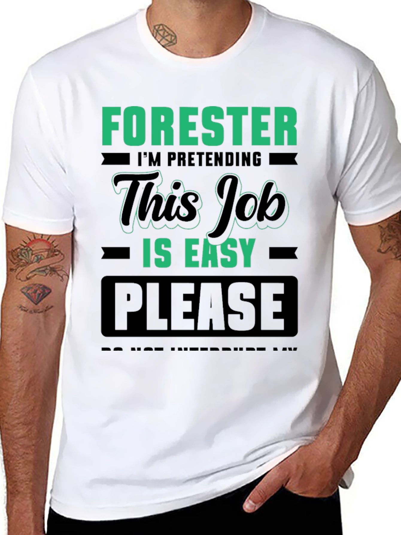 Forester Easy Job T-Shirt - Funny Novelty Tee