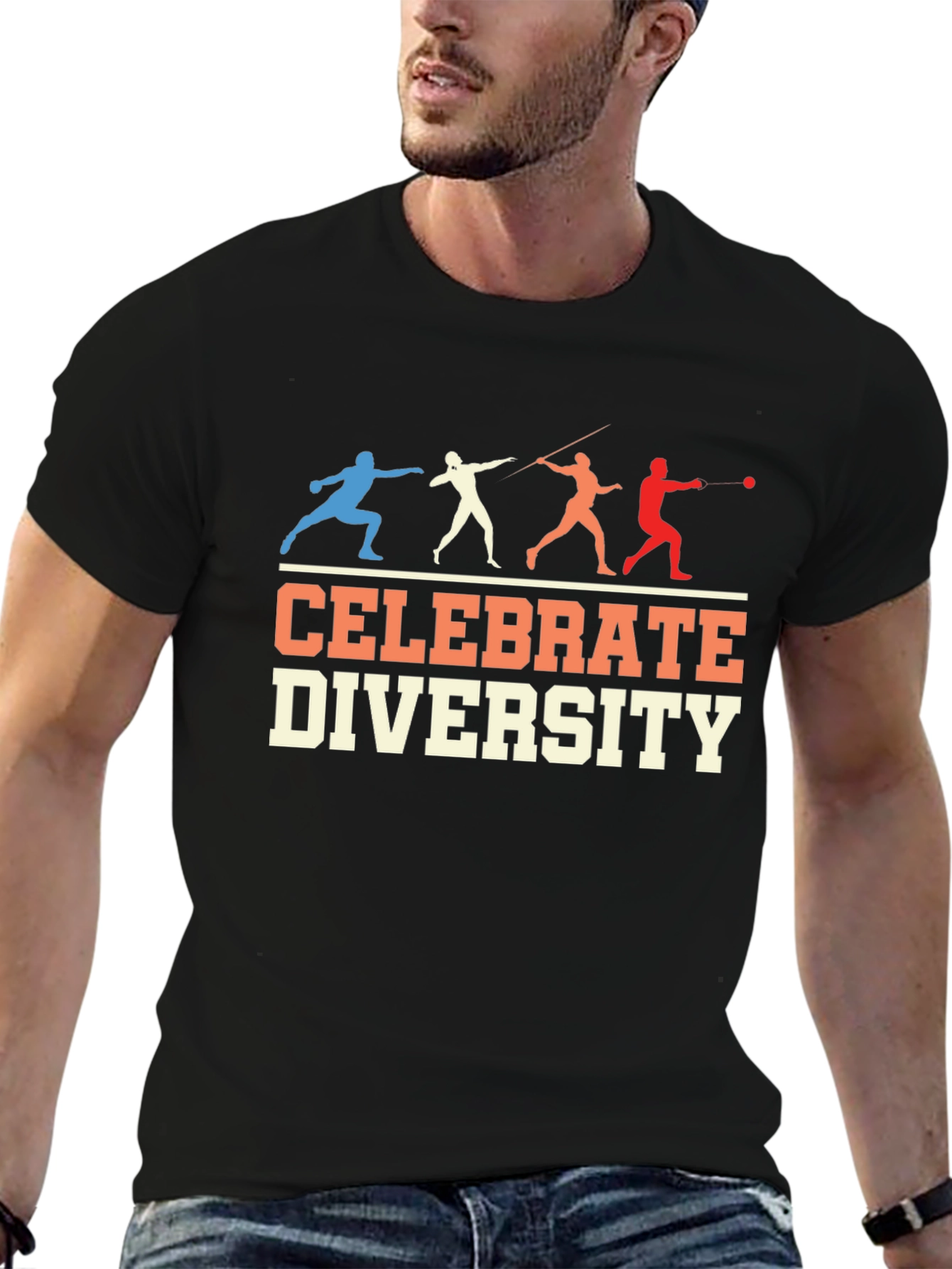 Celebrate Diversity Throwing T-Shirt