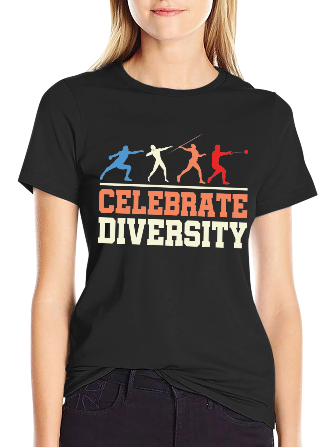 Celebrate Diversity Throwing T-Shirt