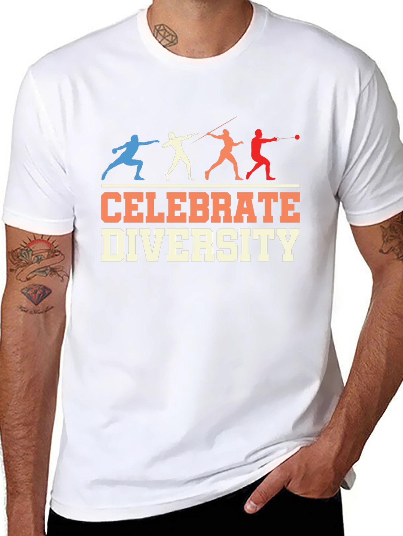 Celebrate Diversity Throwing T-Shirt