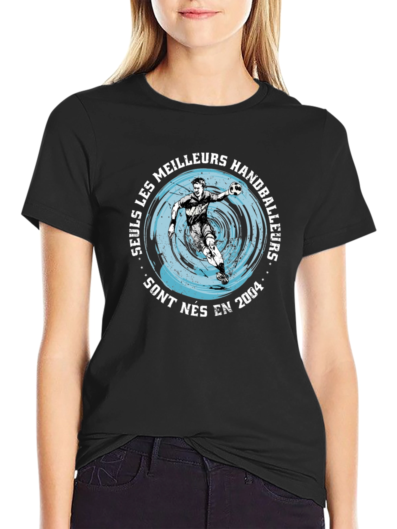 Handball Player Graphic T-Shirt - Born in 2004