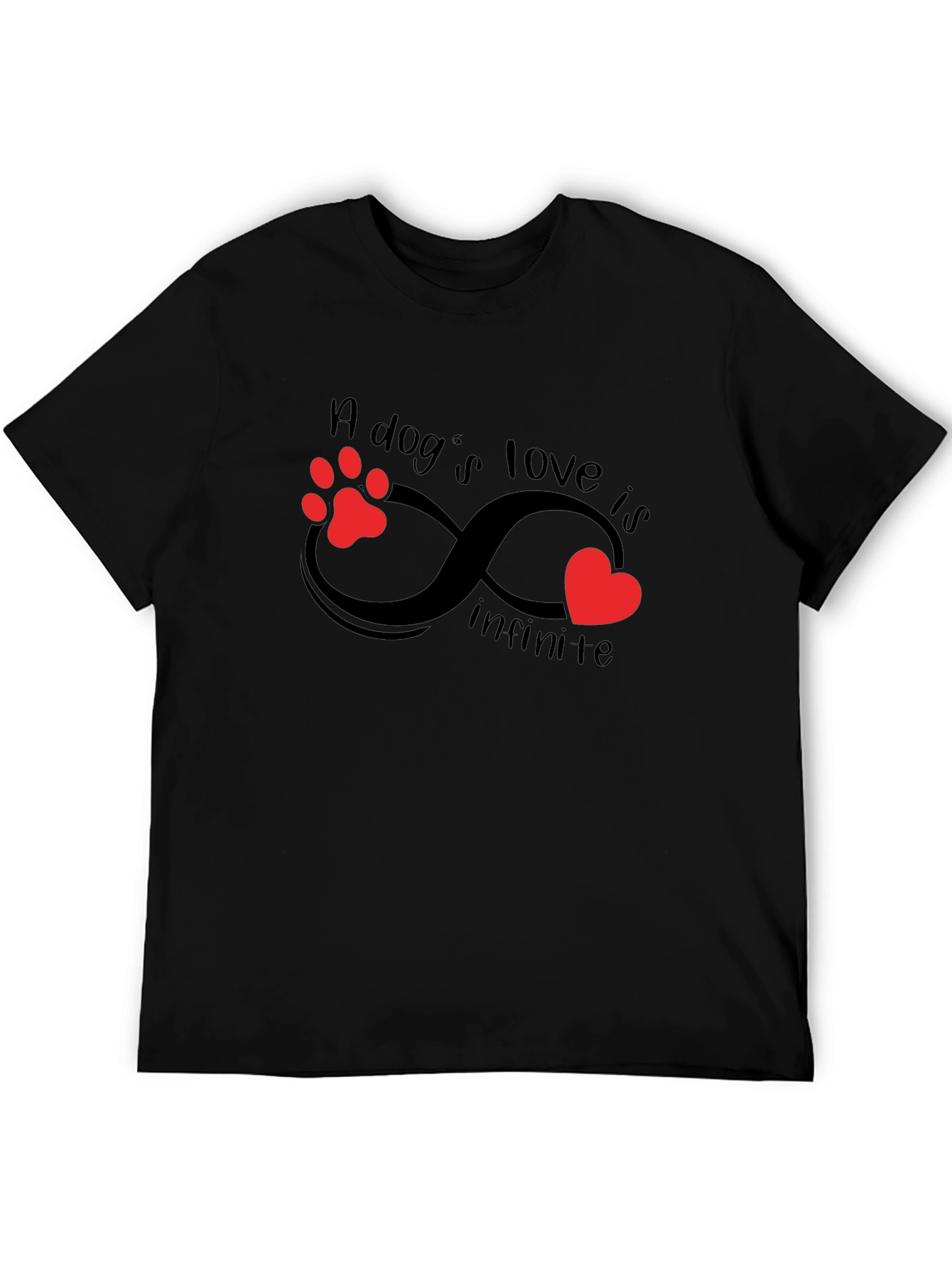 Dogs Love is Infinite Graphic T-Shirt
