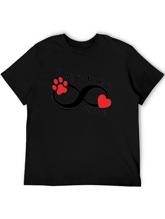 Dogs Love is Infinite Graphic T-Shirt