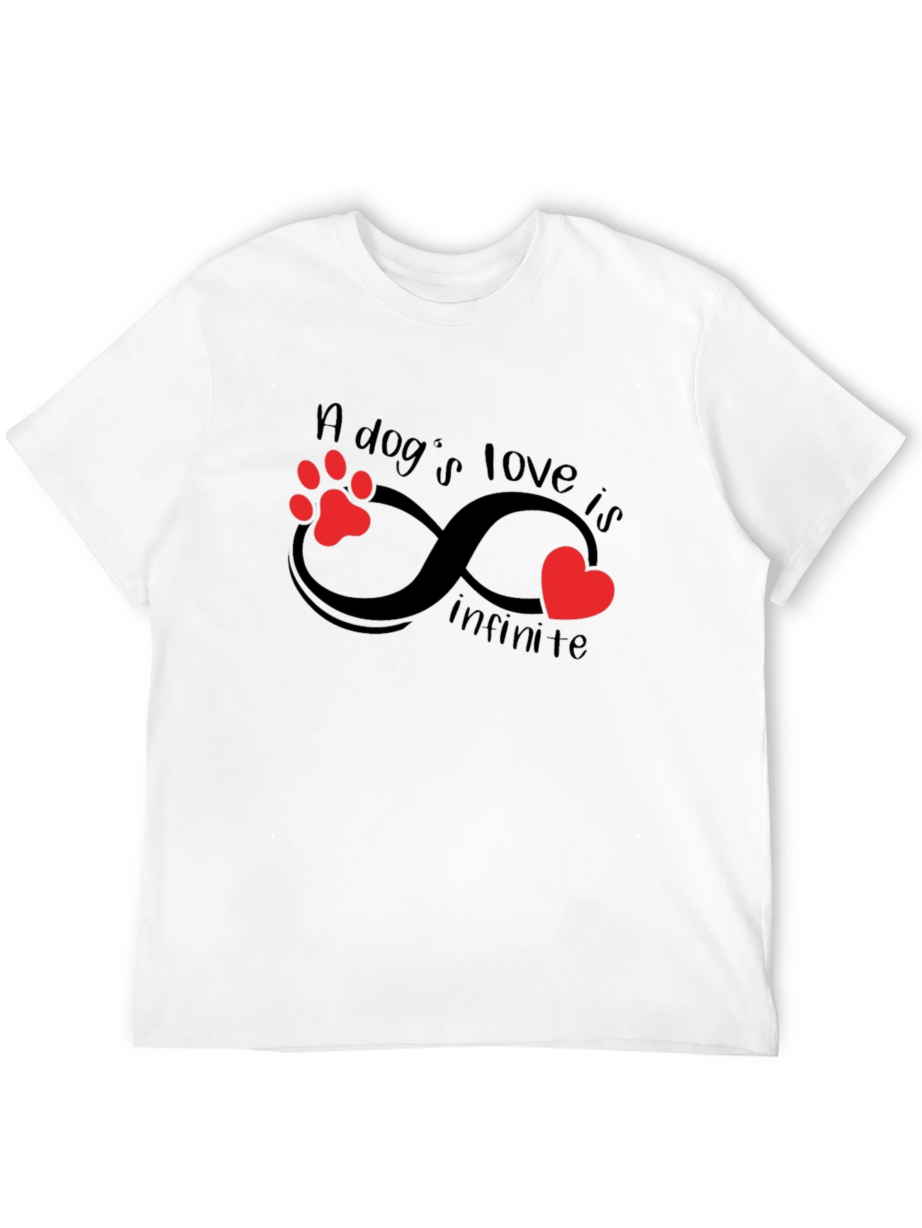 Dogs Love is Infinite Graphic T-Shirt