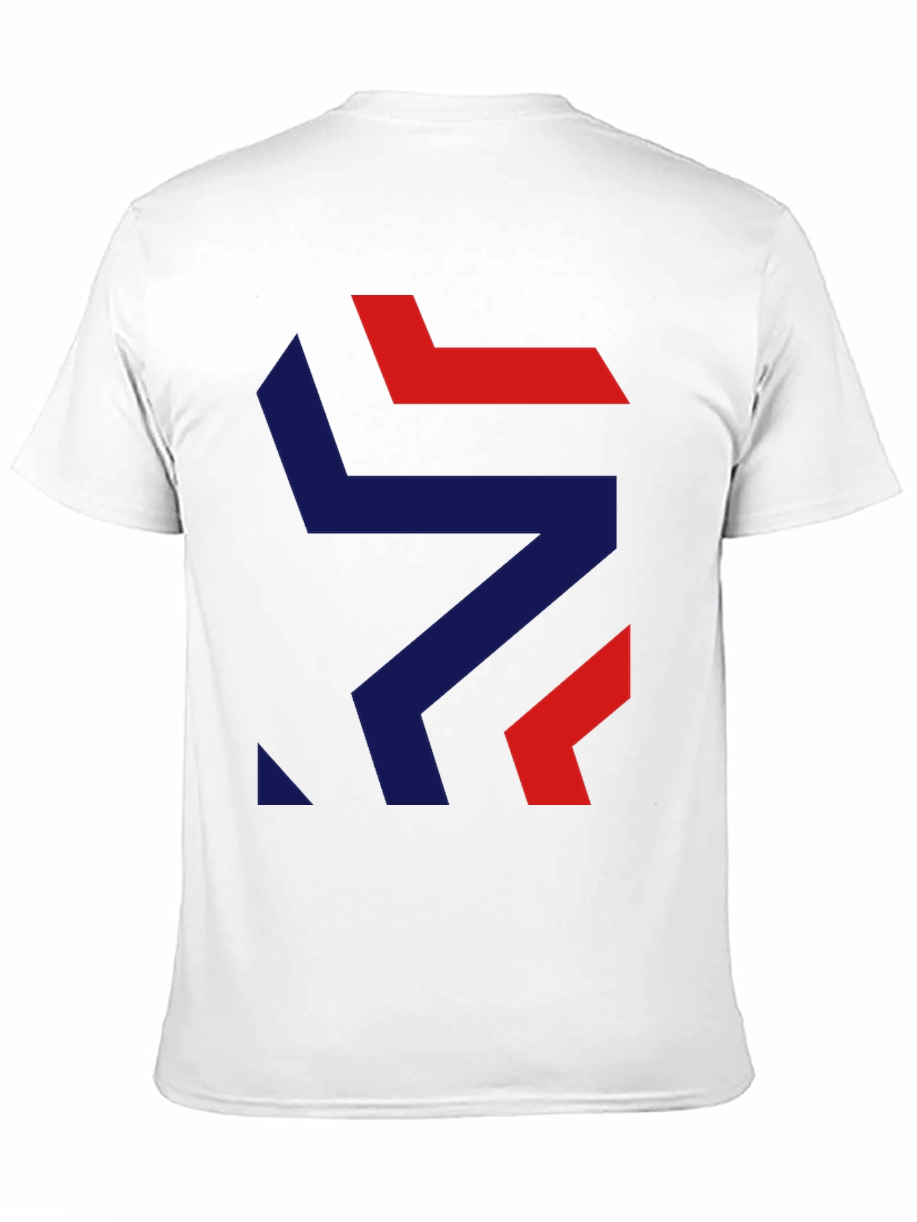 Modern Geometric Graphic Tee - Stylish Black T-Shirt