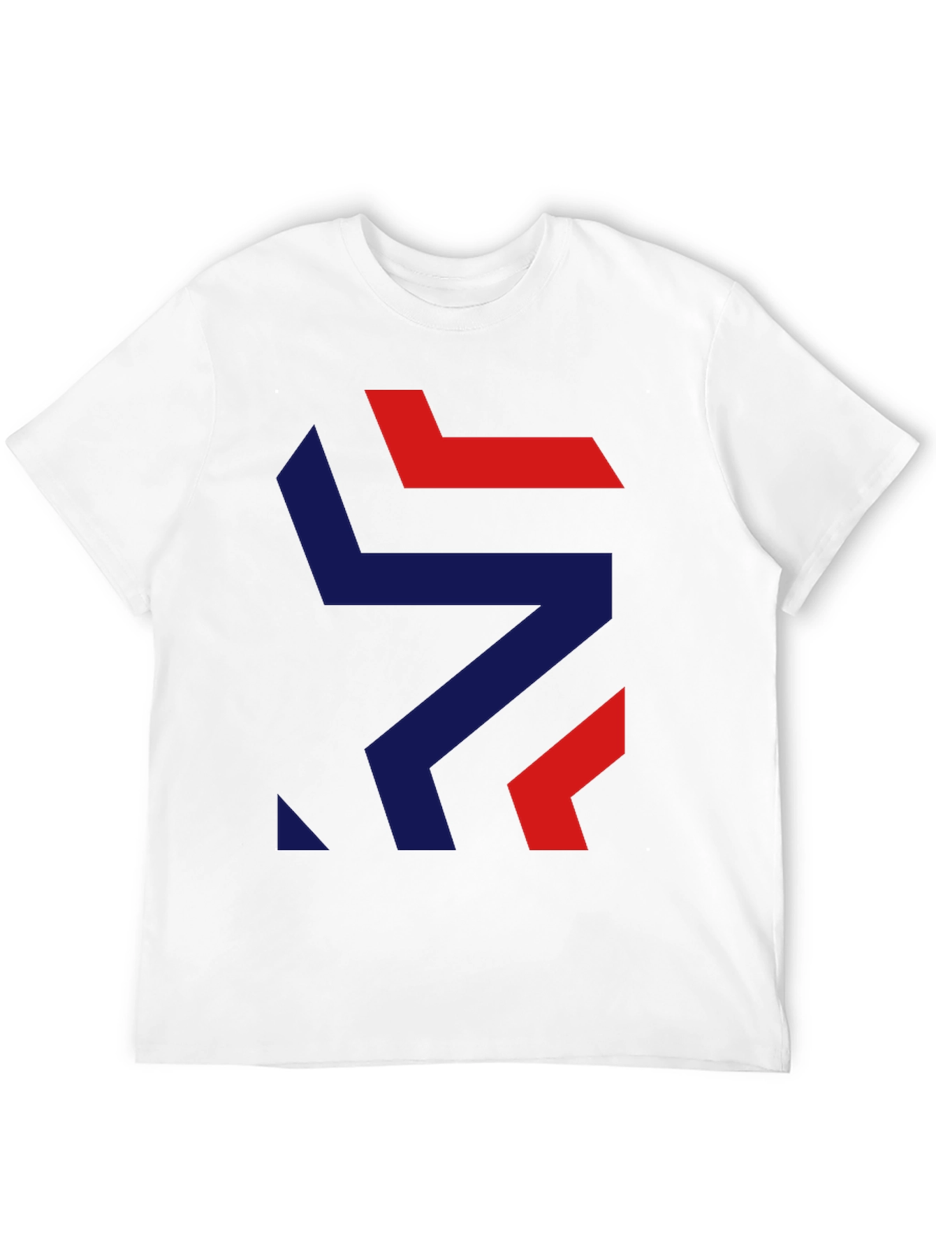 Modern Geometric Graphic Tee - Stylish Black T-Shirt