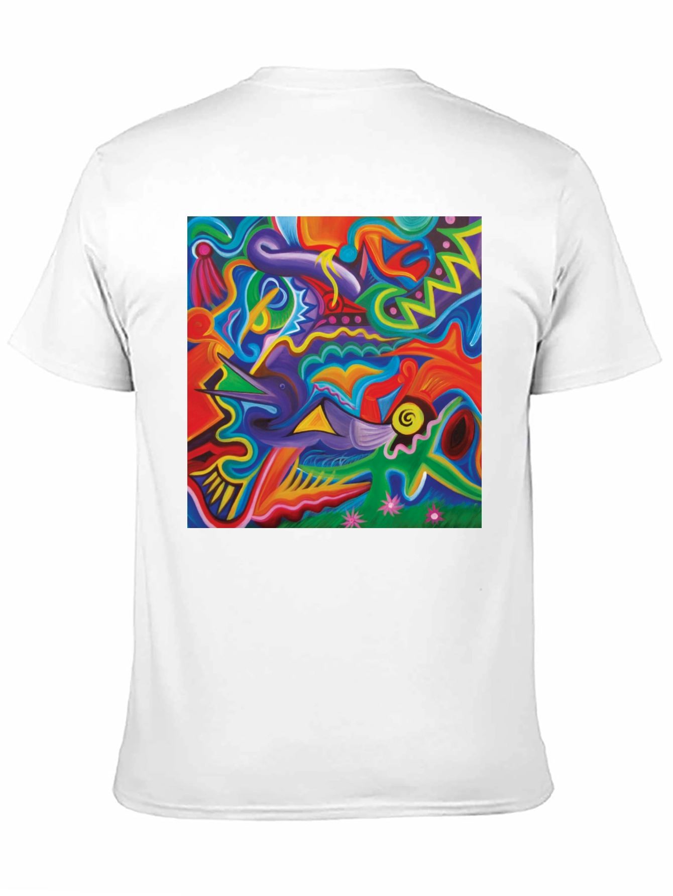 Abstract Art Graphic Black T-Shirt