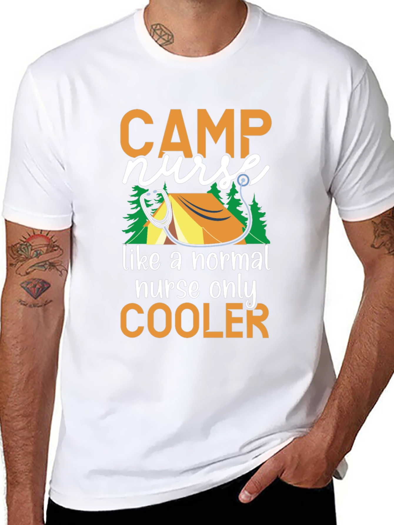 Camp Nurse Cooler Graphic Tee