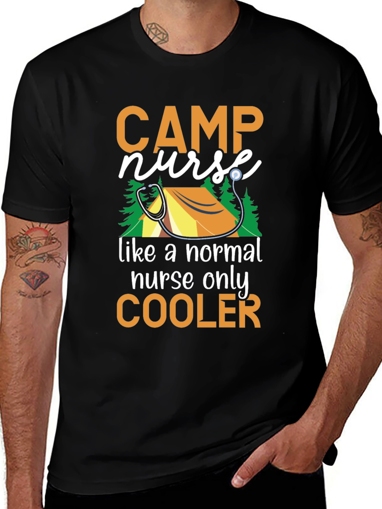 Camp Nurse Cooler Graphic Tee