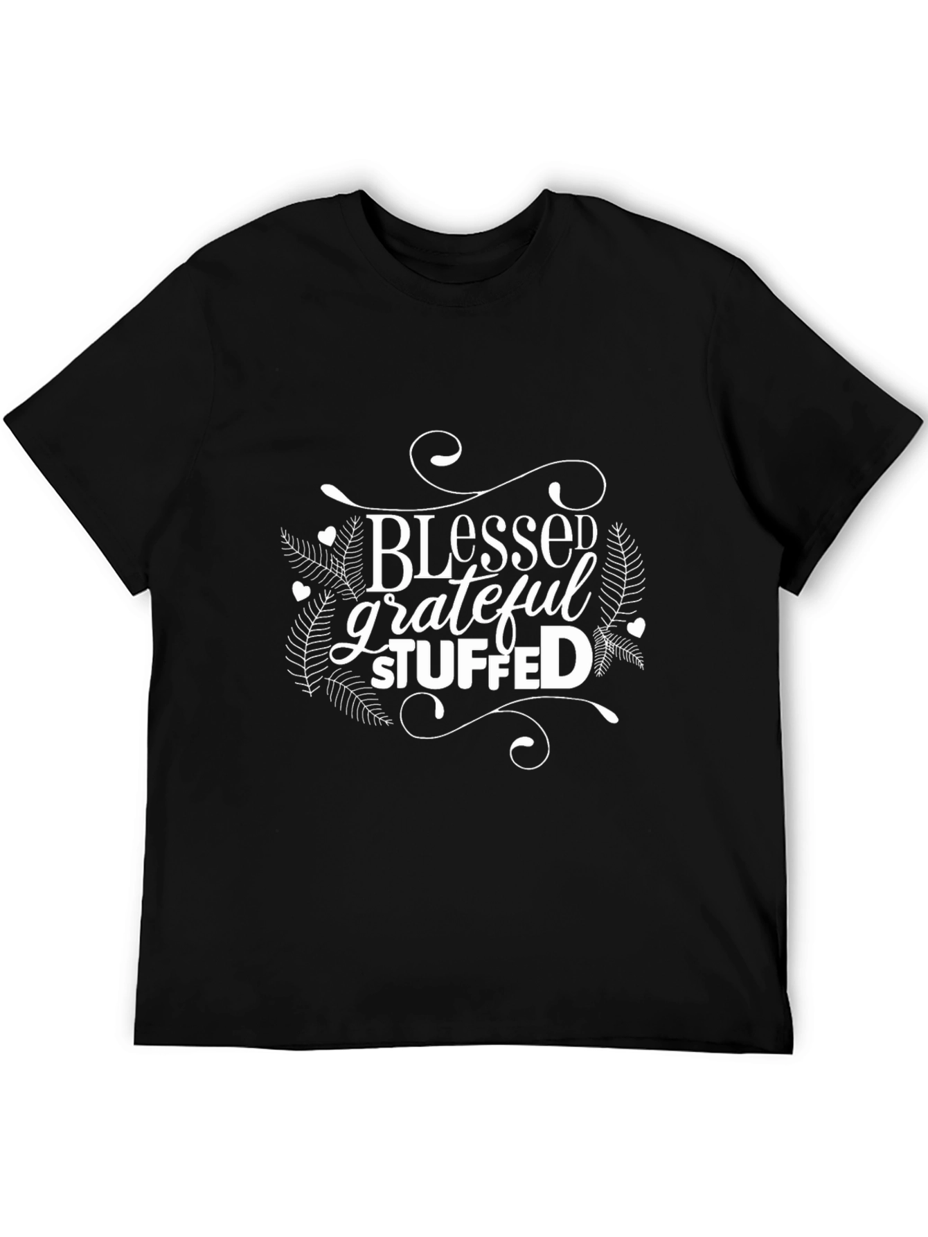 Blessed Grateful Stuffed Thanksgiving T-Shirt