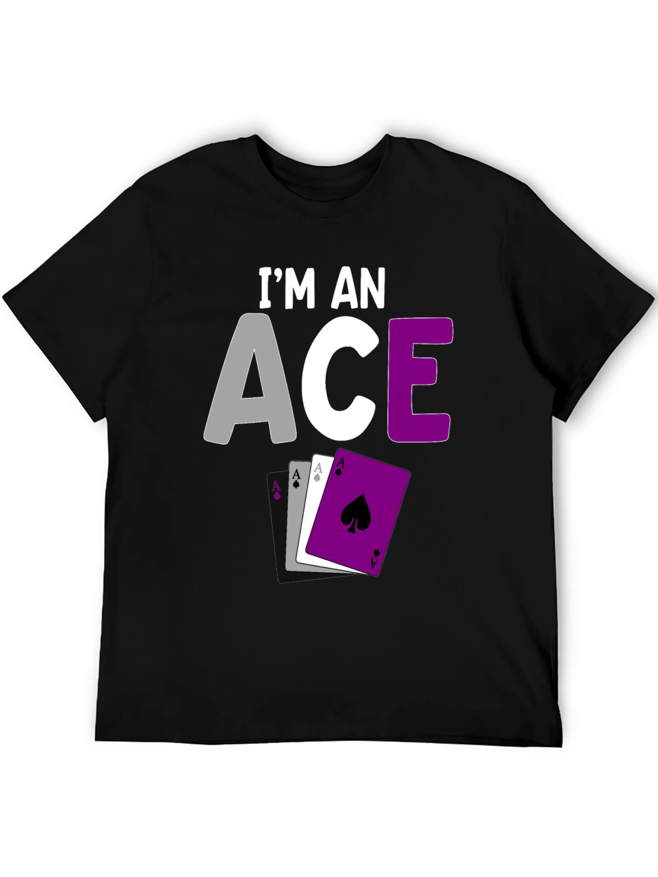 Asexual Pride Ace Card T-Shirt