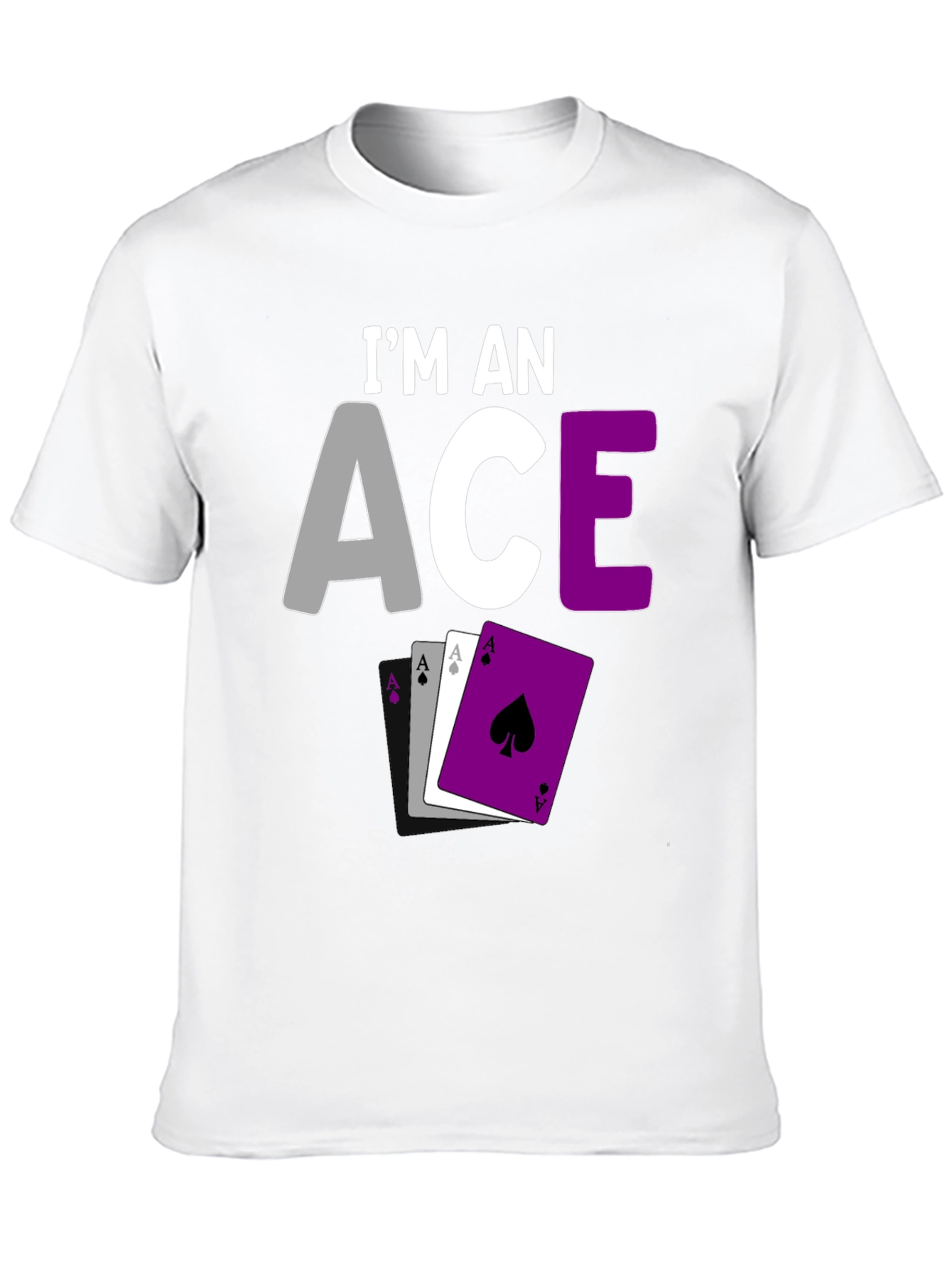 Asexual Pride Ace Card T-Shirt
