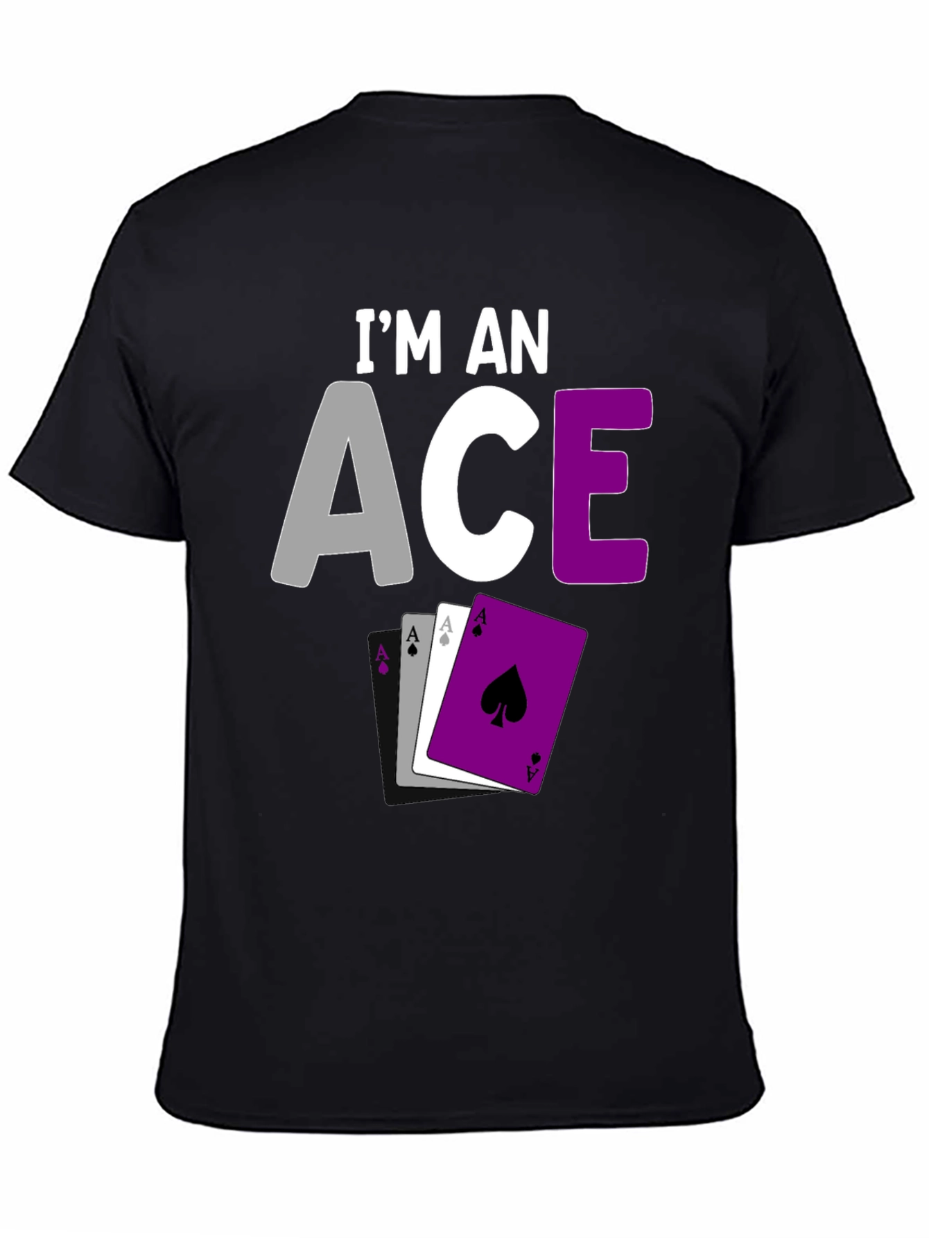 Asexual Pride Ace Card T-Shirt
