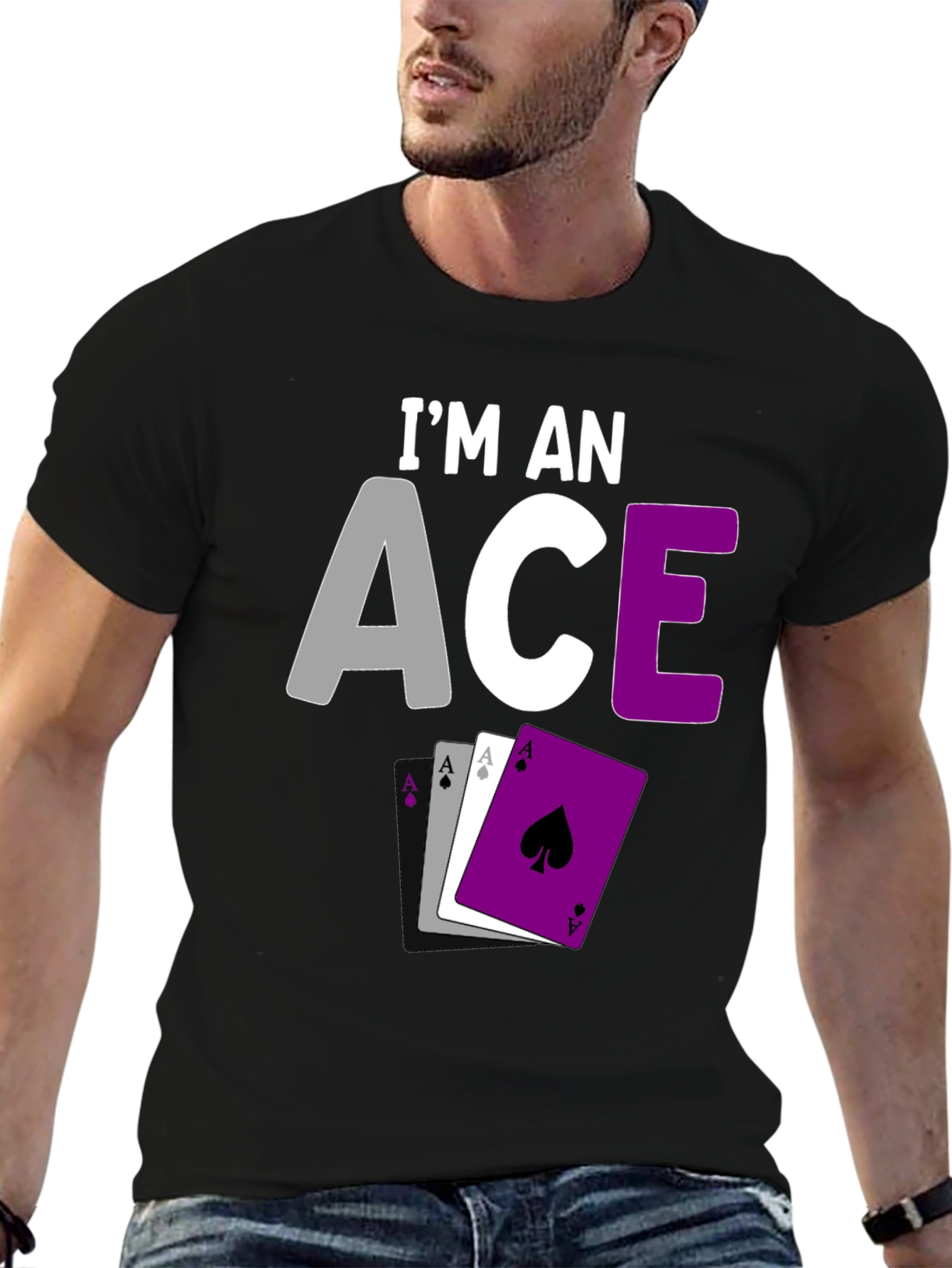 Asexual Pride Ace Card T-Shirt