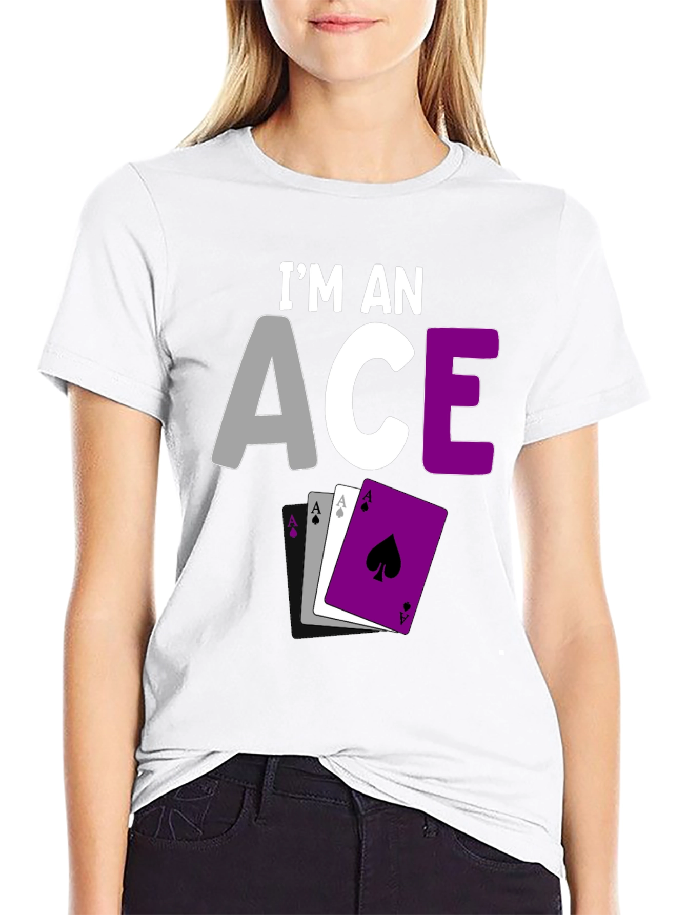Asexual Pride Ace Card T-Shirt