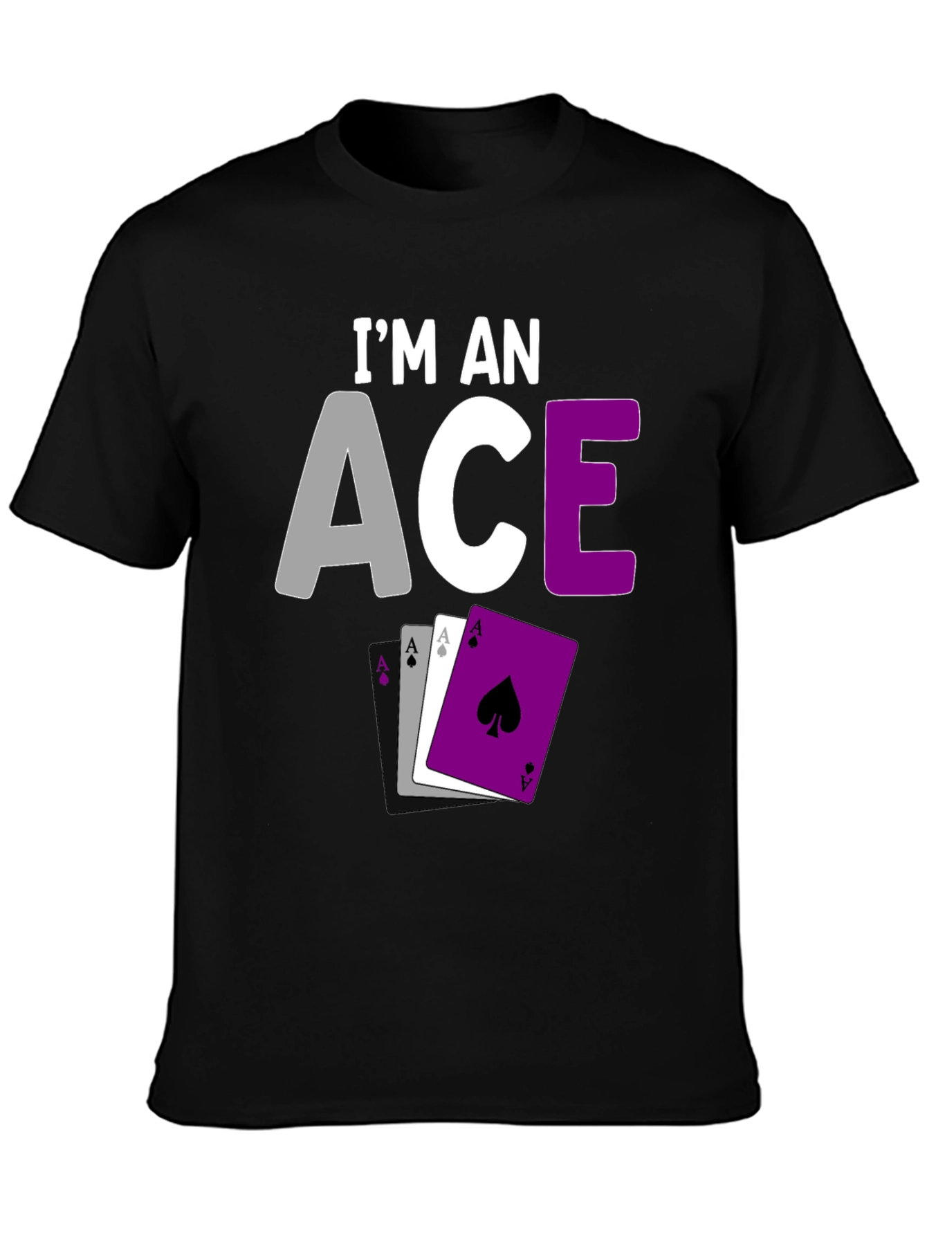Asexual Pride Ace Card T-Shirt