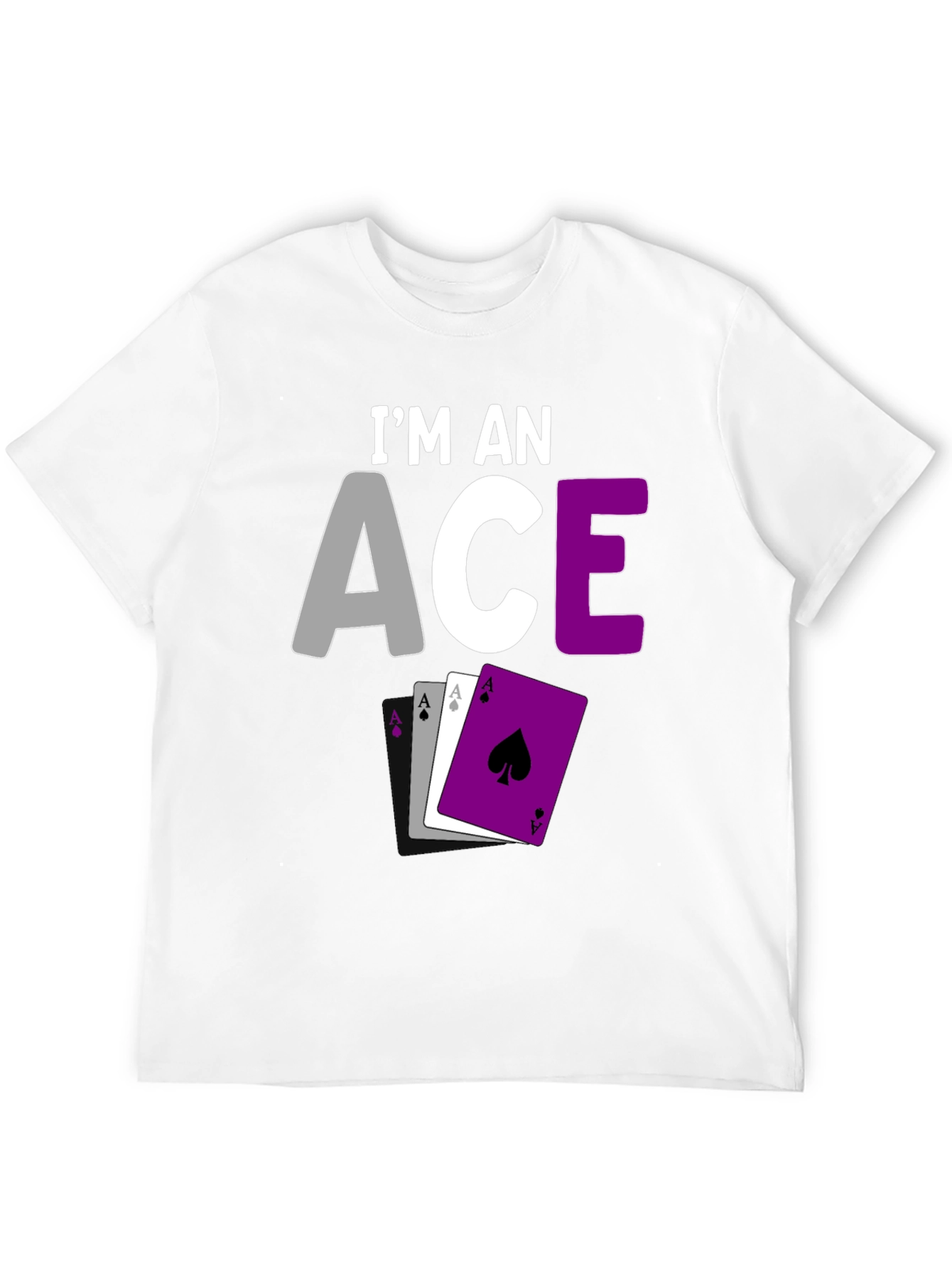Asexual Pride Ace Card T-Shirt