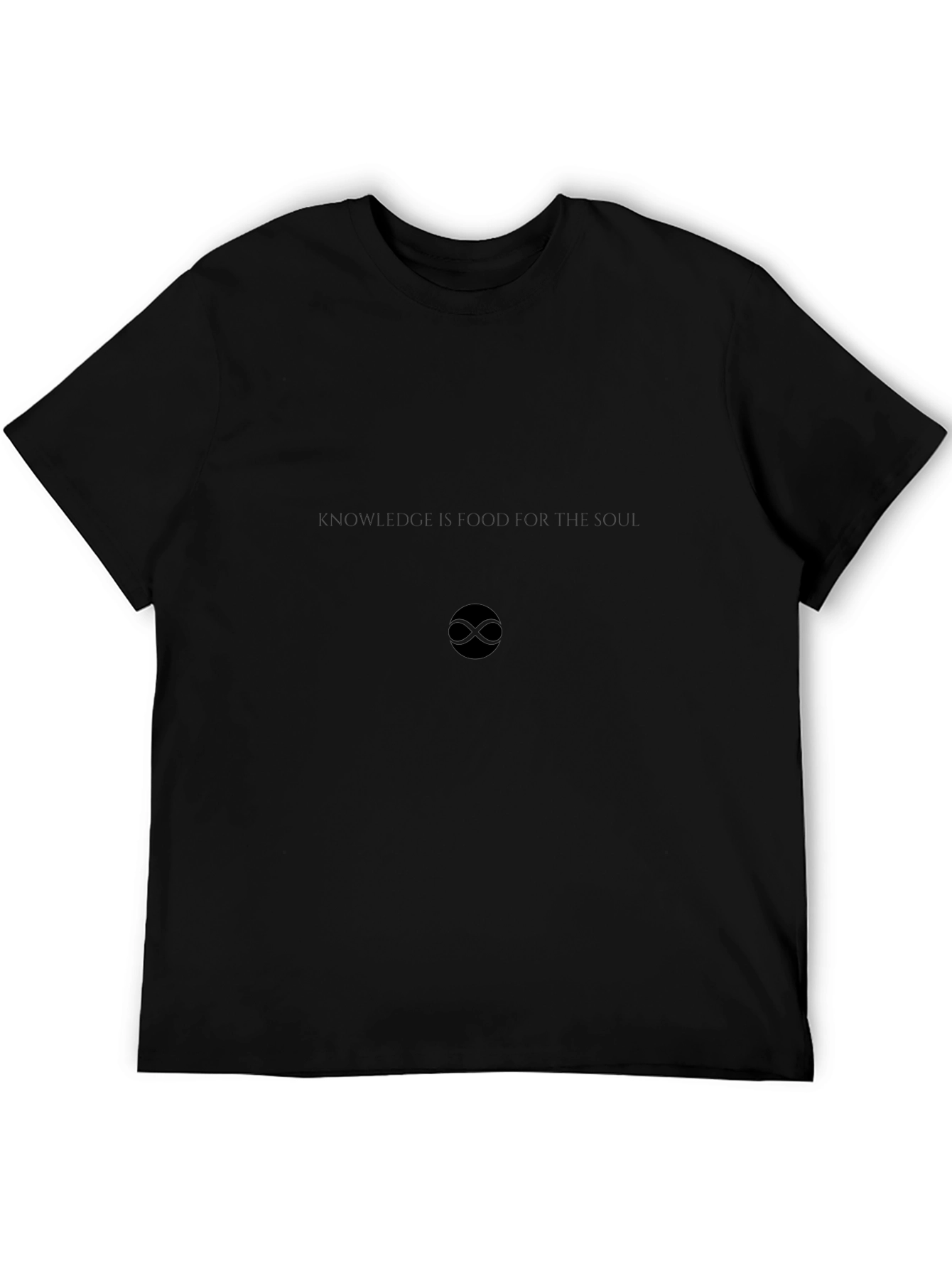 Mens Black Graphic Tee - Know Thyself