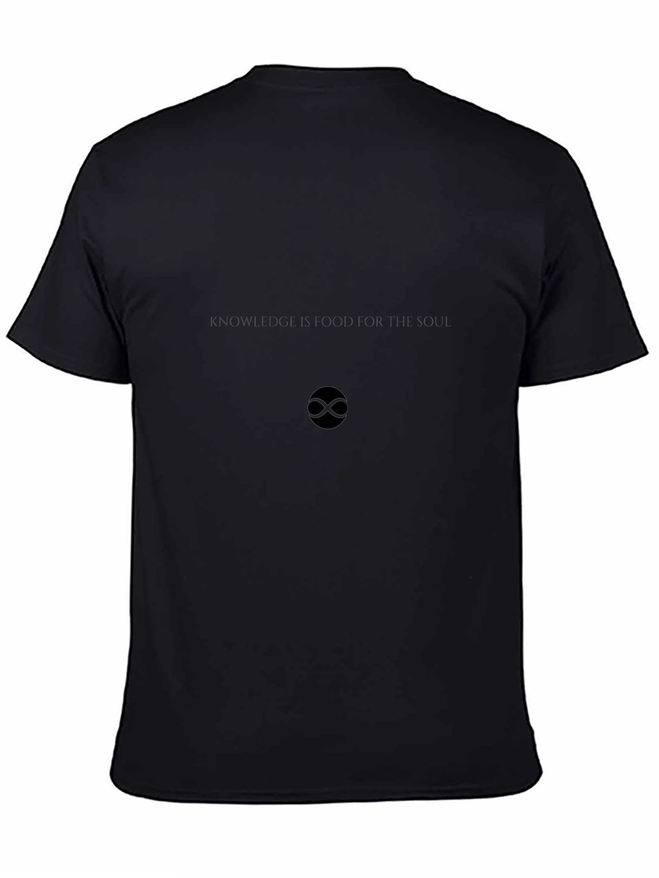 Mens Black Graphic Tee - Know Thyself