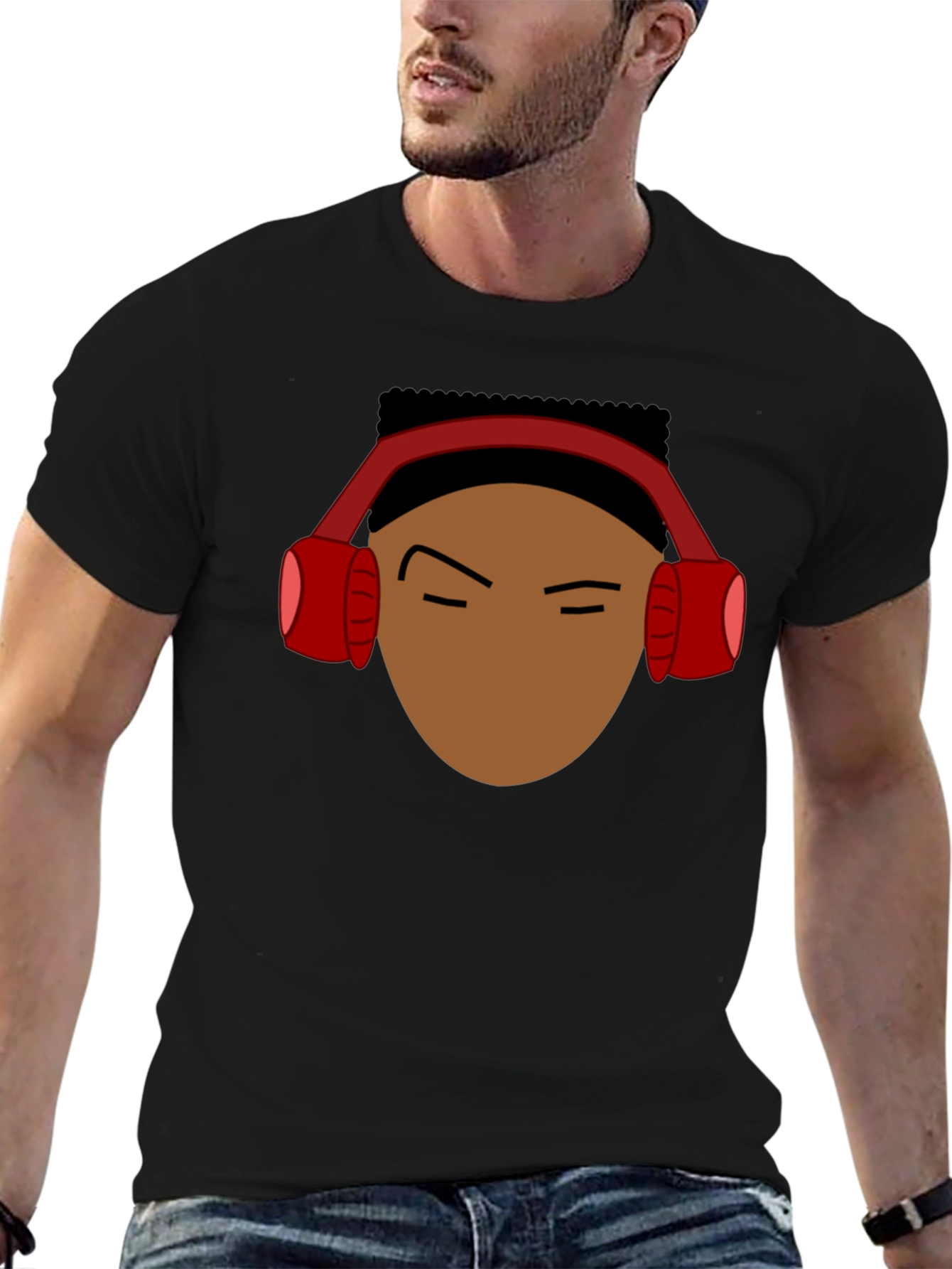Headphones Graphic T-Shirt