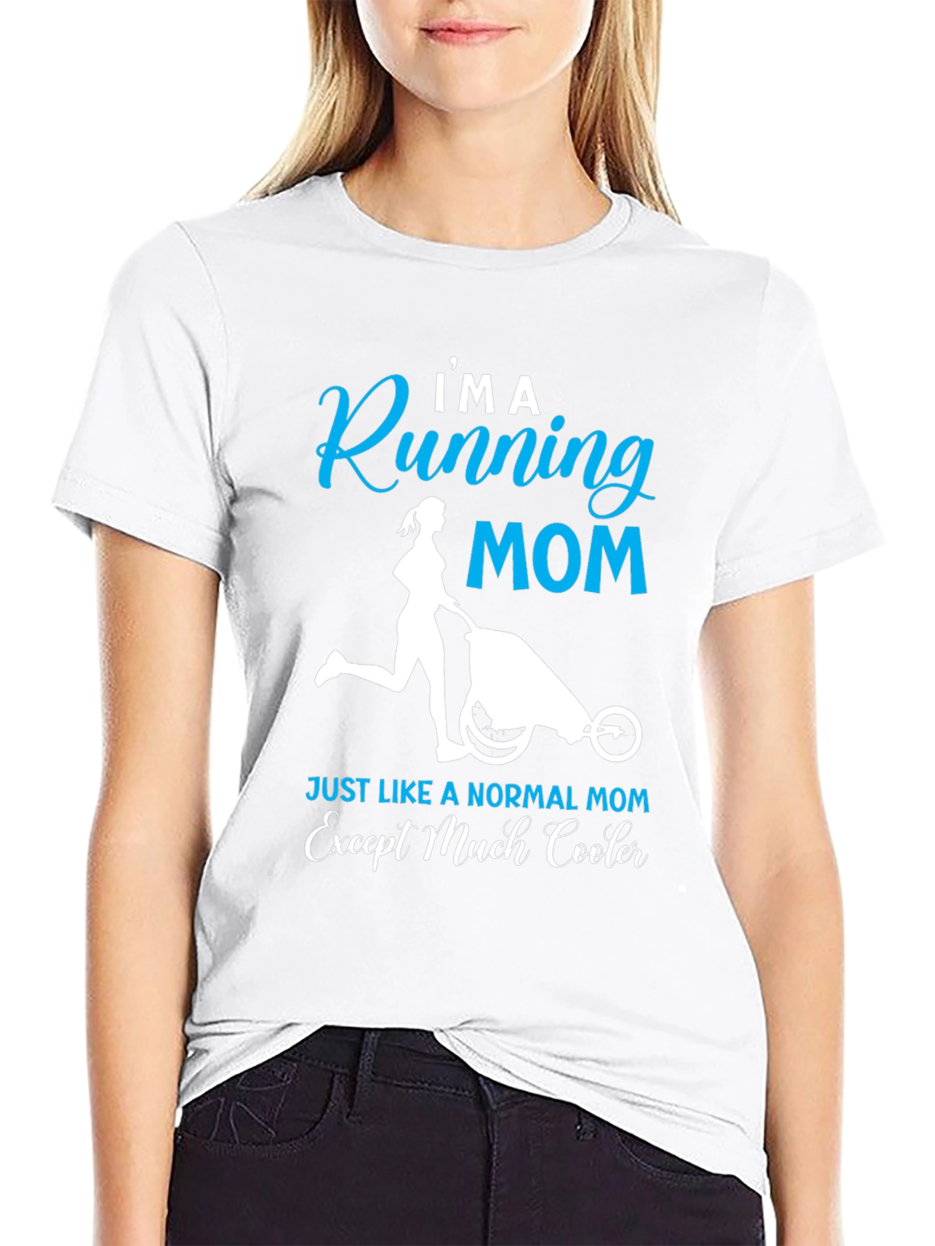 Running Mom T-Shirt - Cool Mom Edition