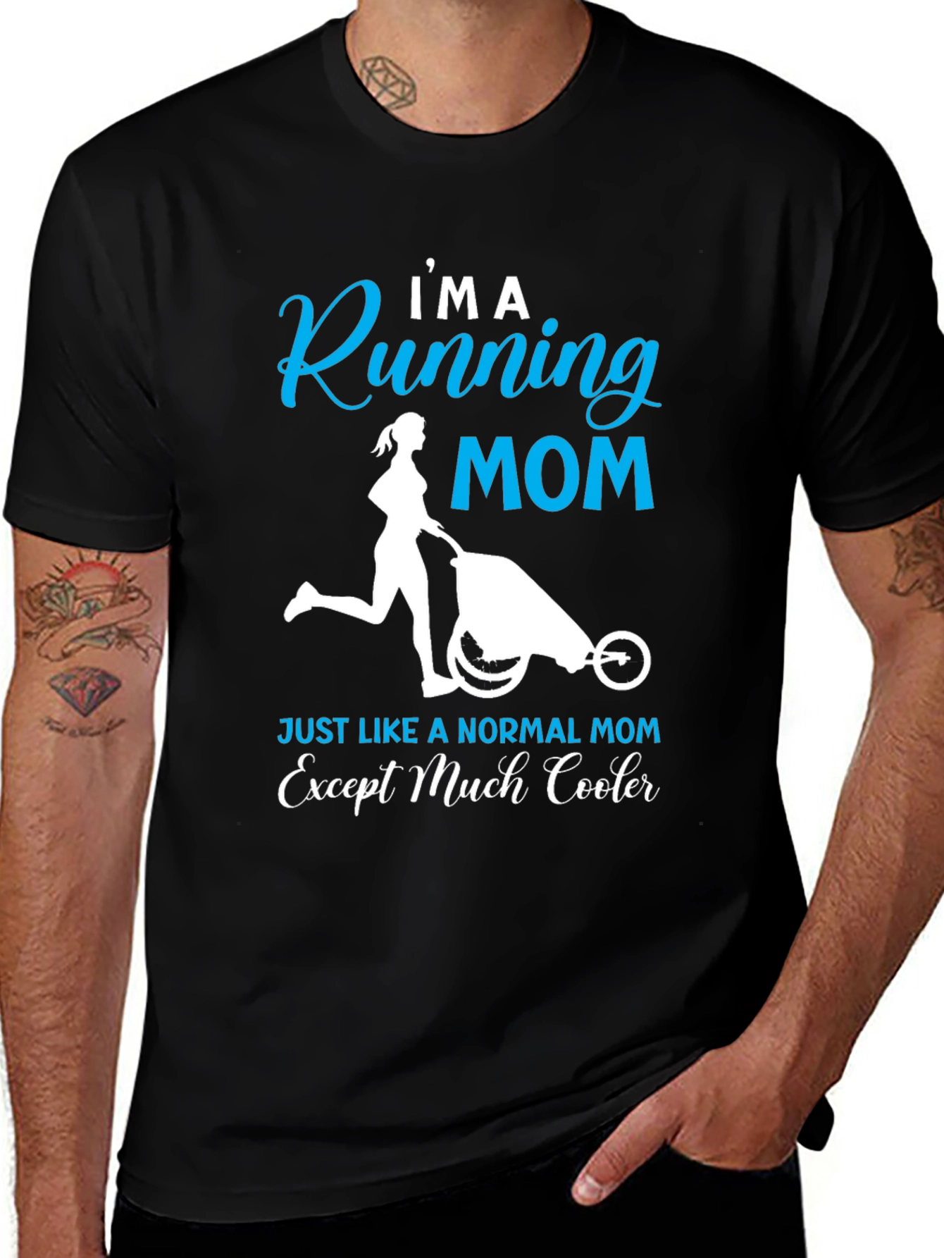 Running Mom T-Shirt - Cool Mom Edition