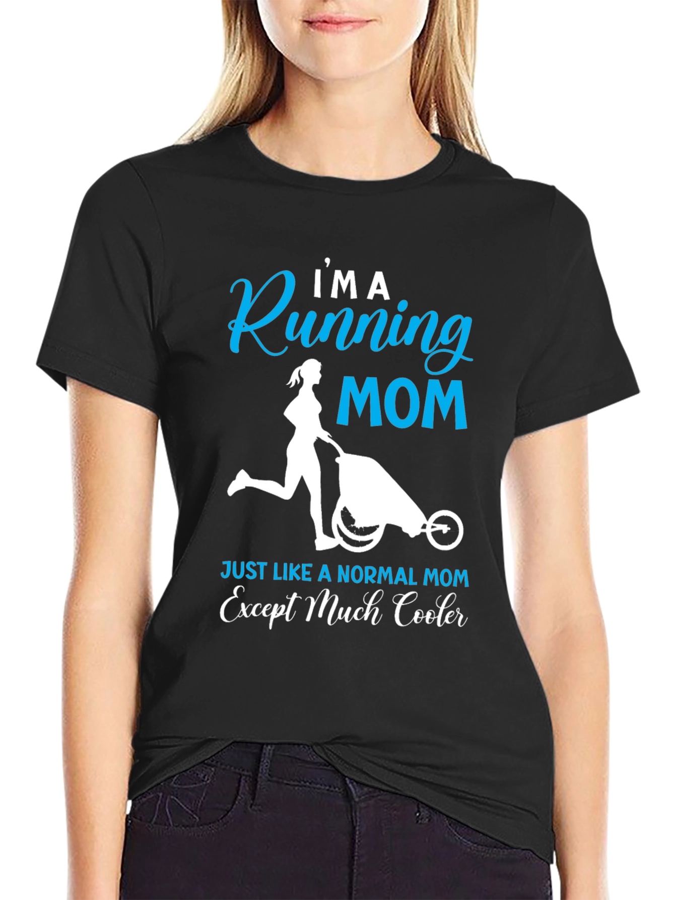 Running Mom T-Shirt - Cool Mom Edition