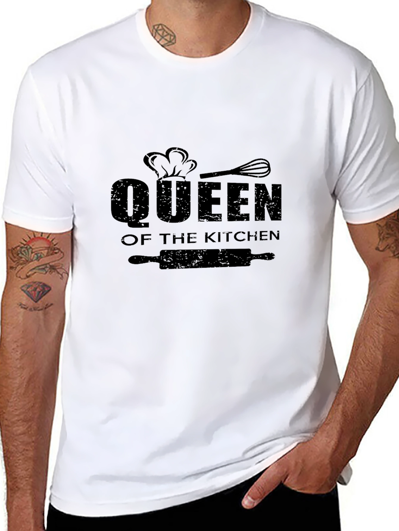 Queen of the Kitchen Black Graphic Tee