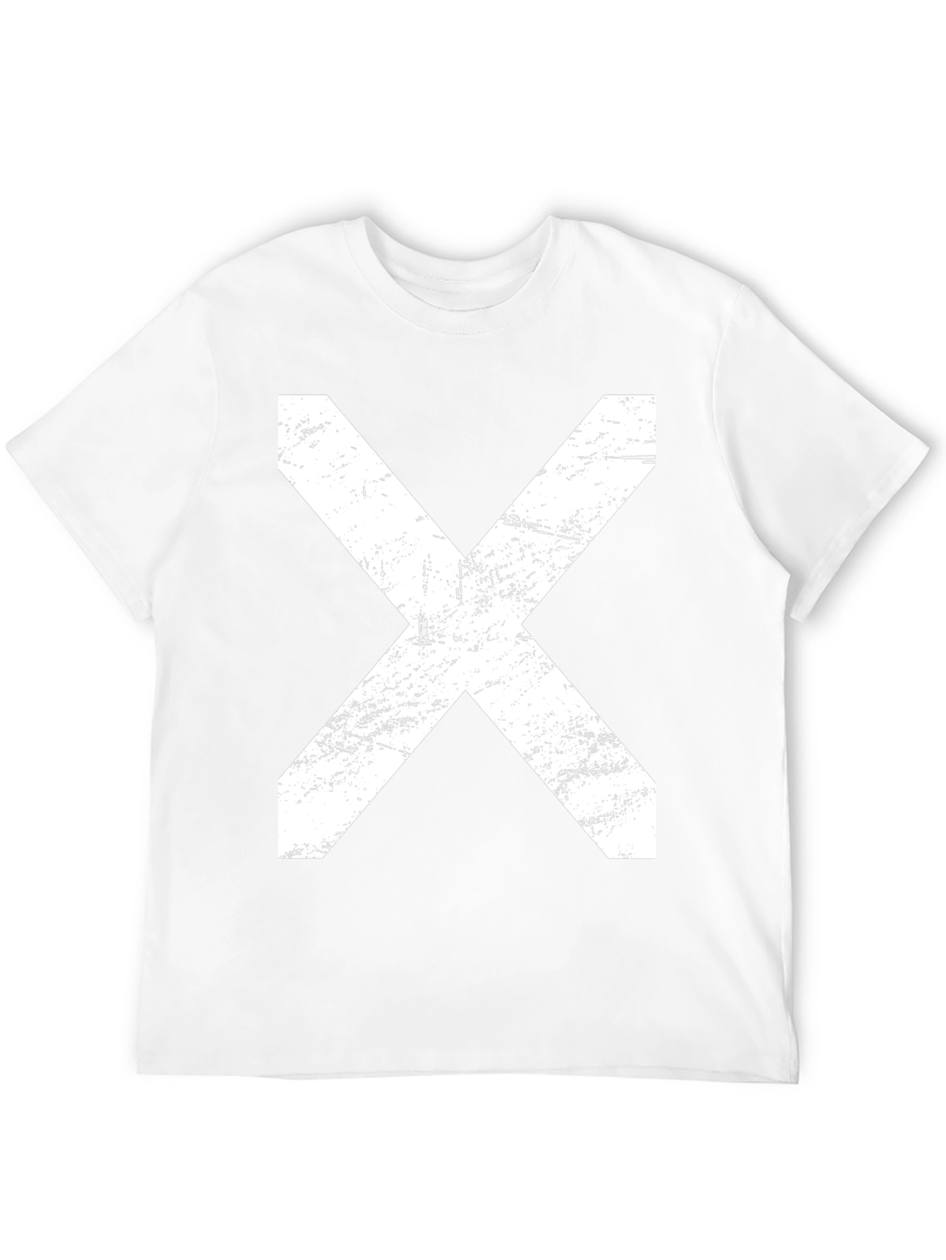 Grunge X Graphic T-Shirt - Black