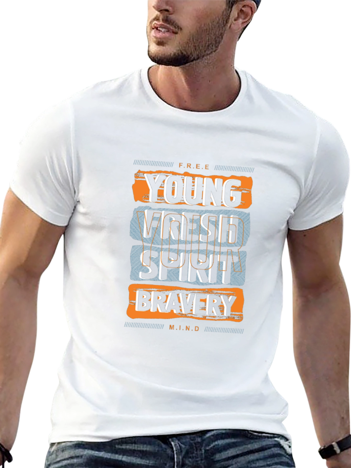 Young Fresh Spirit Black Graphic Tee