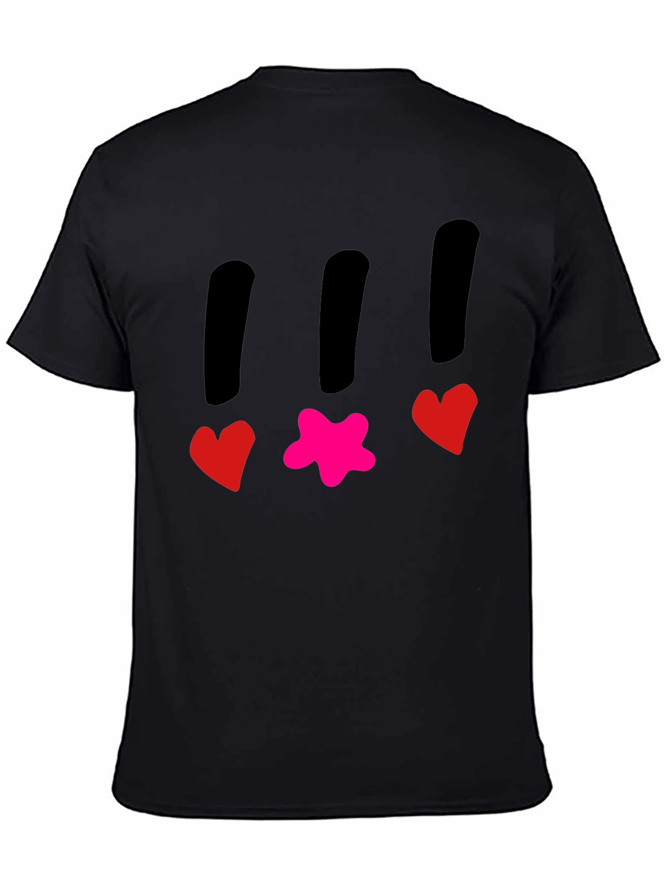 Funky T-Shirt with Heart and Star Design