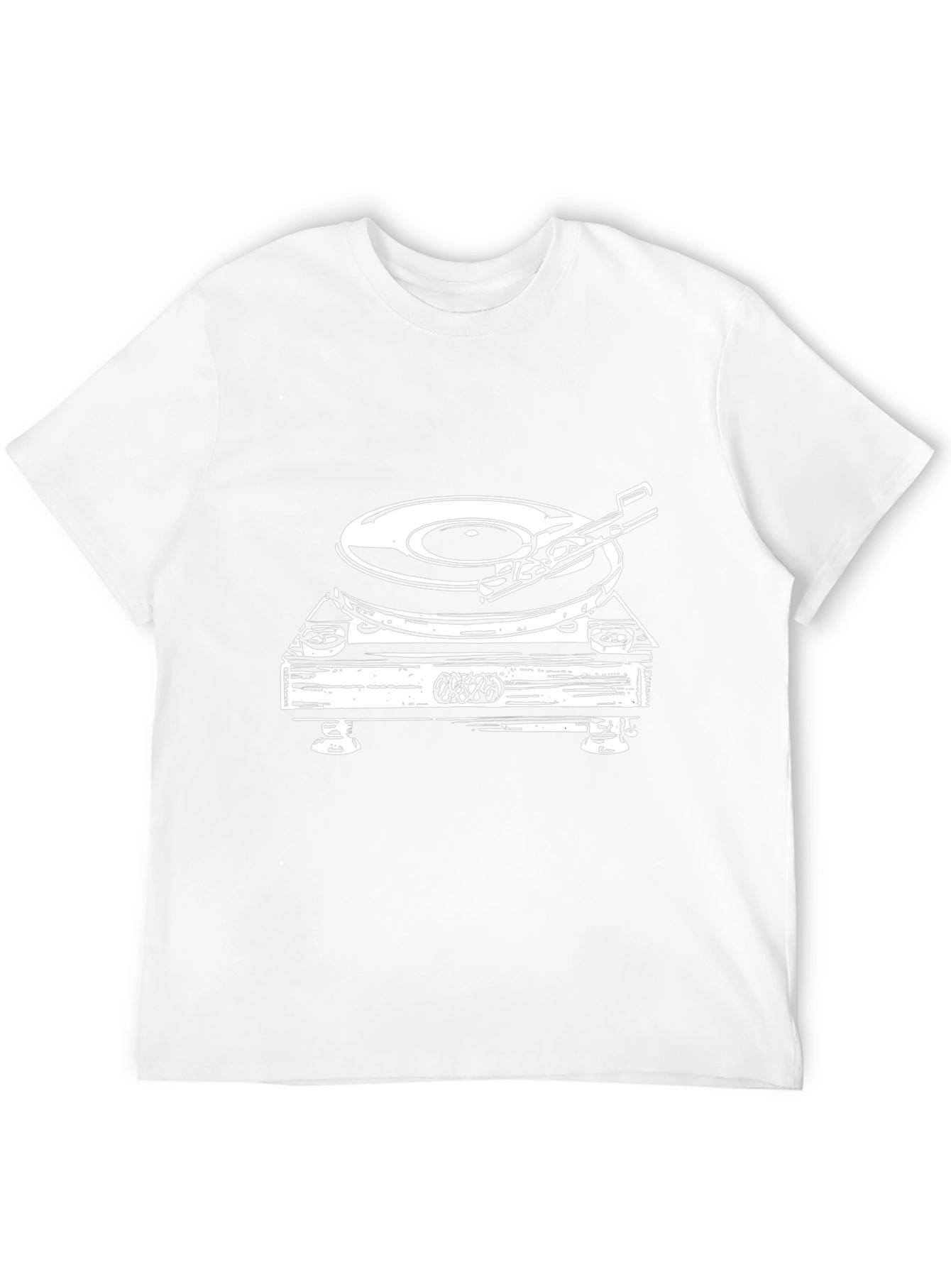 Turntable Graphic Tee - Black DJ Shirt
