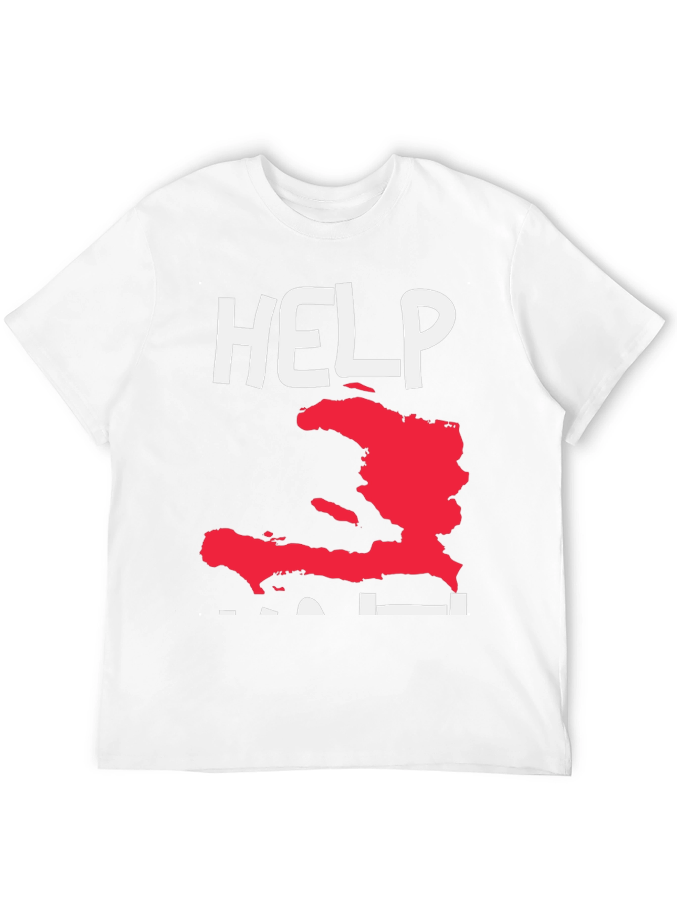 Help Haiti T-Shirt Black Tee with Graphic