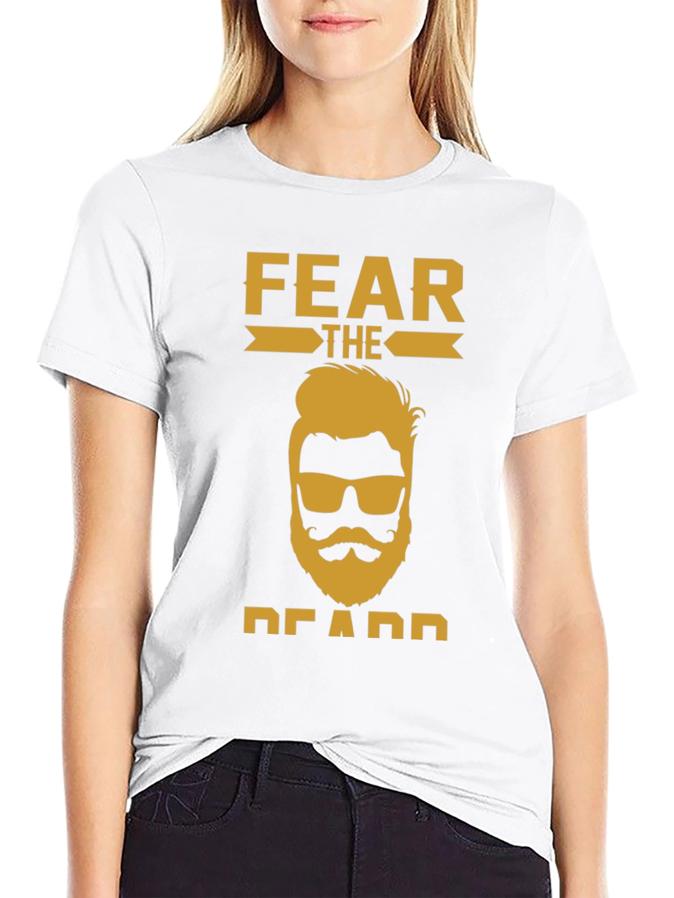 Fear The Beard T-Shirt - Cool Graphic Tee