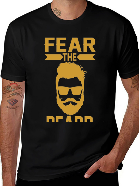 Fear The Beard T-Shirt - Cool Graphic Tee