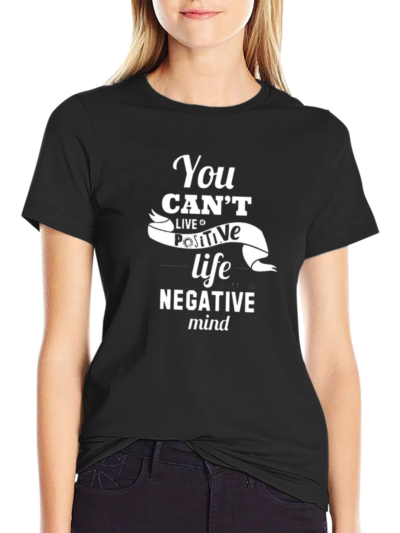 Positive Life T-Shirt - Motivational Graphic Tee