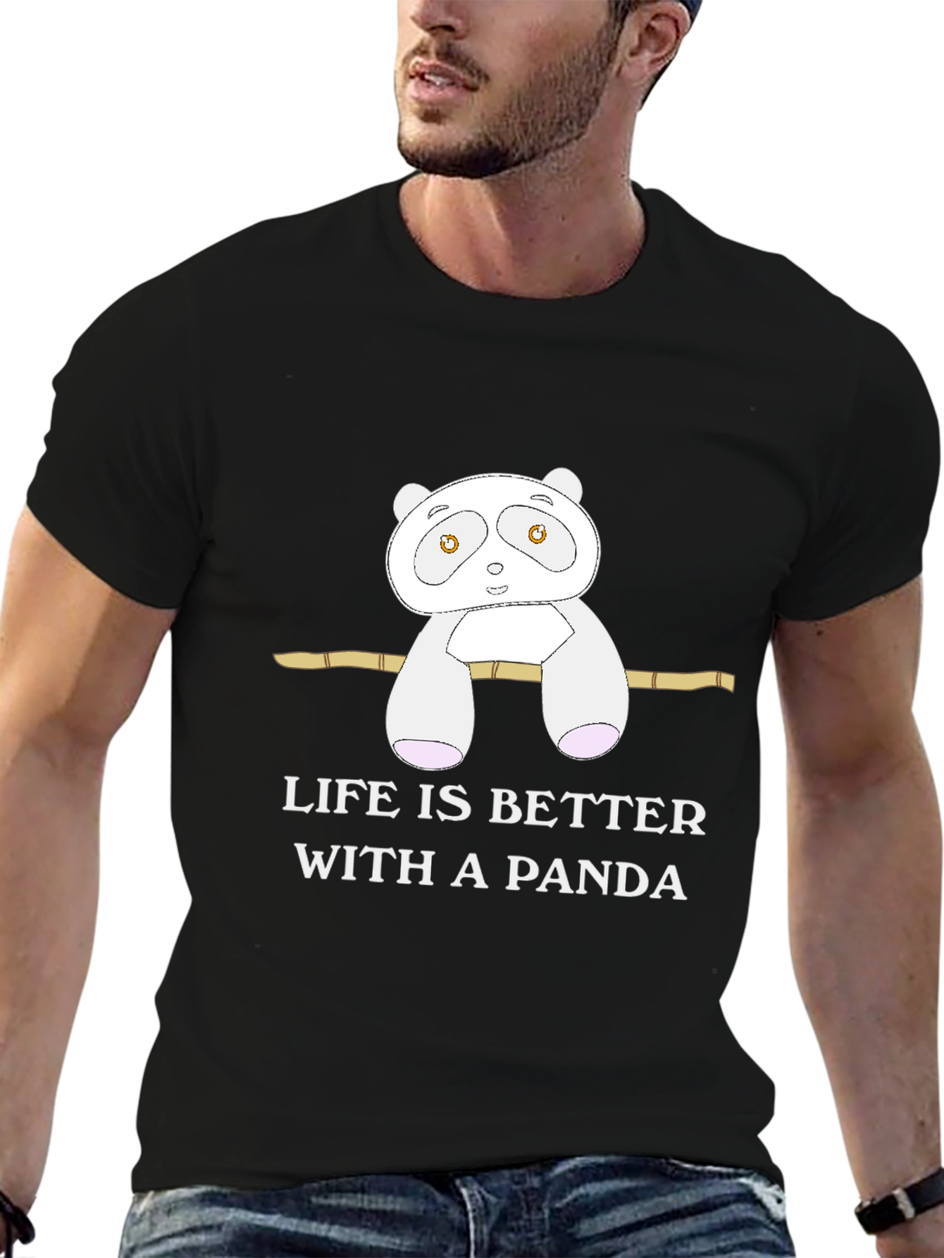 Life is Better with a Panda Graphic Tee