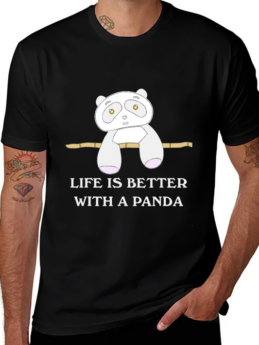 Life is Better with a Panda Graphic Tee