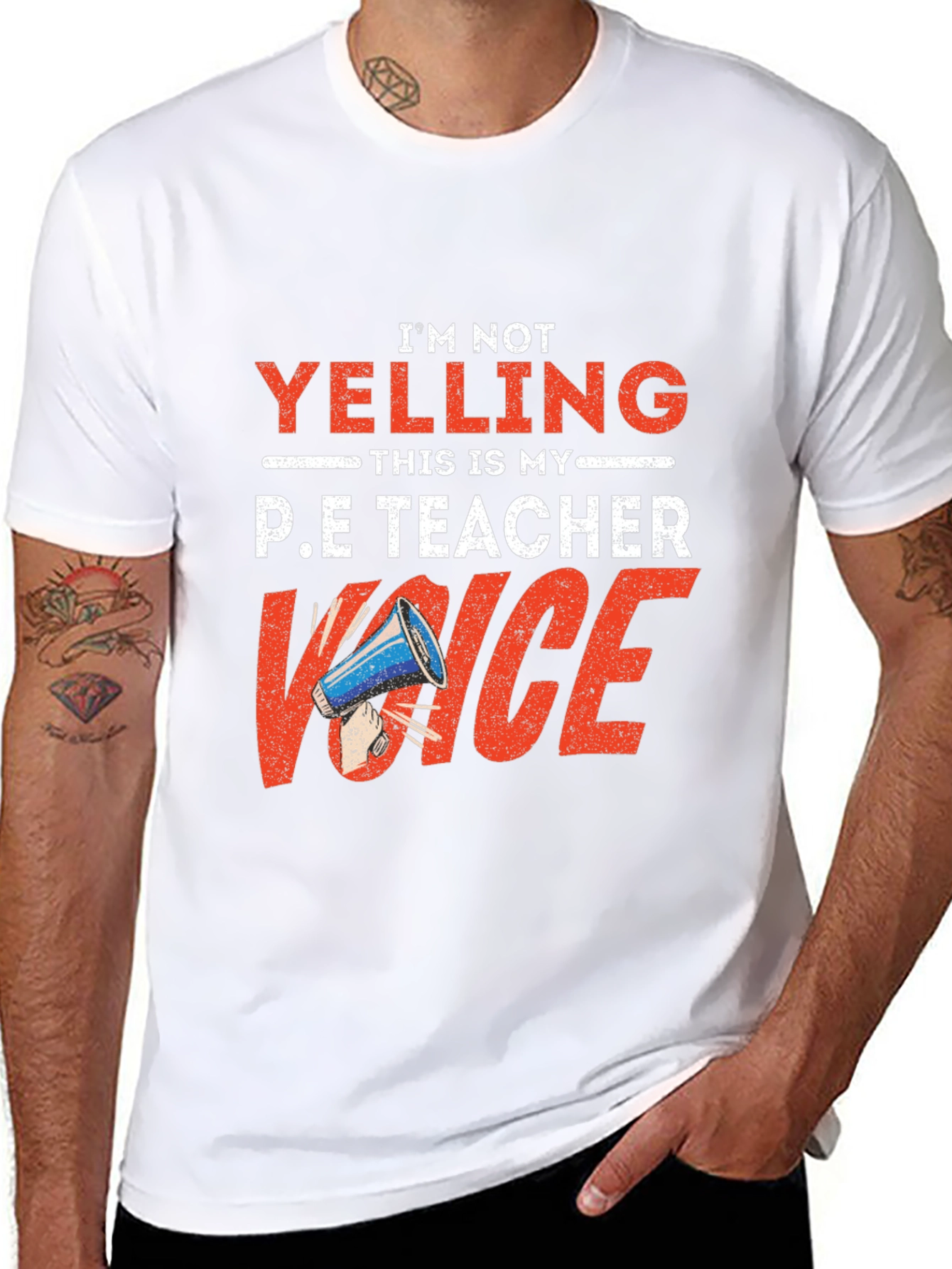 P.E. Teacher Voice Graphic Tee